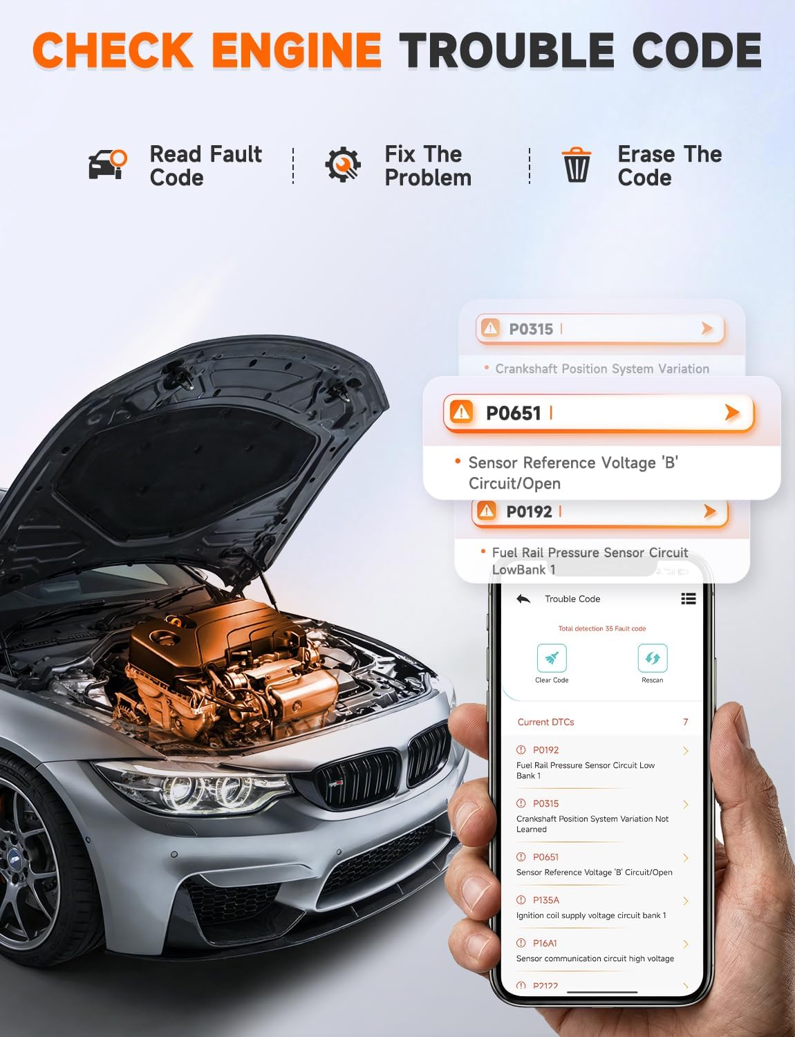 AUTOPHIX 3210 OBD2 Scanner for DIYers – Fix Check Engine Light