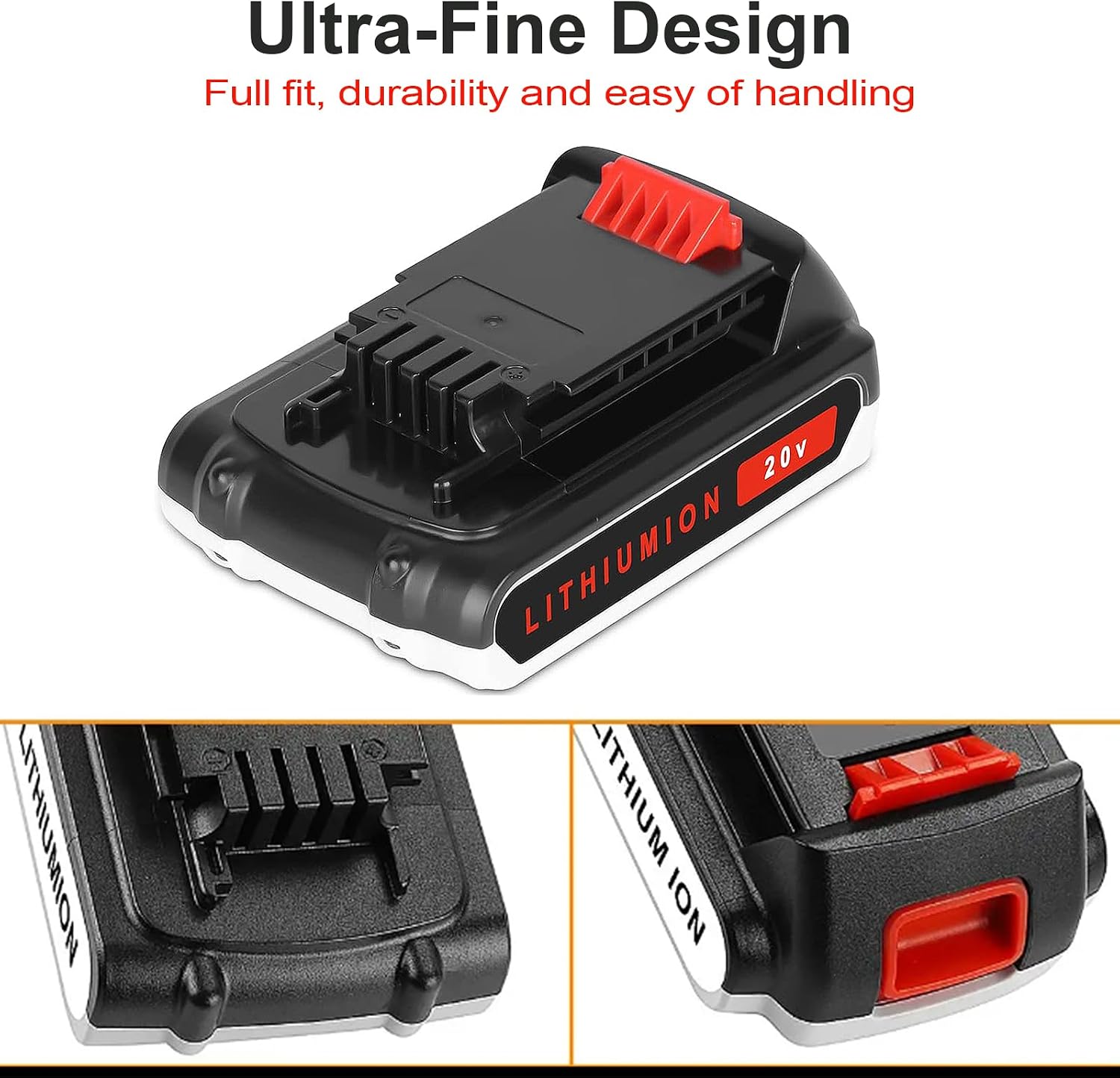 JYJZPB Replace Battery for Black and Decker 20V Lithium Battery LBXR20 Tool