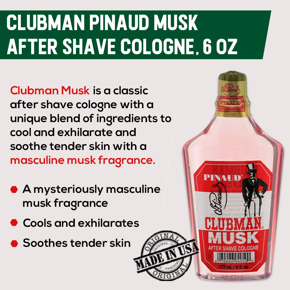 Clubman Special Reserve Shave Cologne, After Shave Macho Fragrance, 6 fl oz