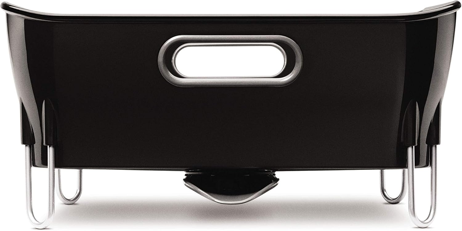 simplehuman Compact Dish Rack, White Plastic