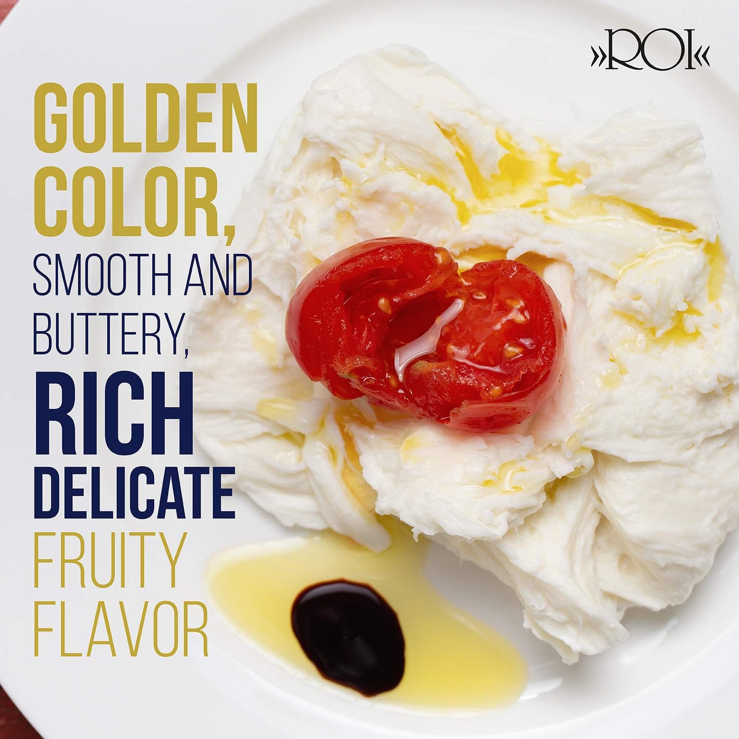 ROI Italian Extra Virgin Olive Oil - Made from Ligurian Taggiasca Olives - Polyphenol Rich EVOO - DOP Certified - Fresh Cold Pressed in Italy - Low