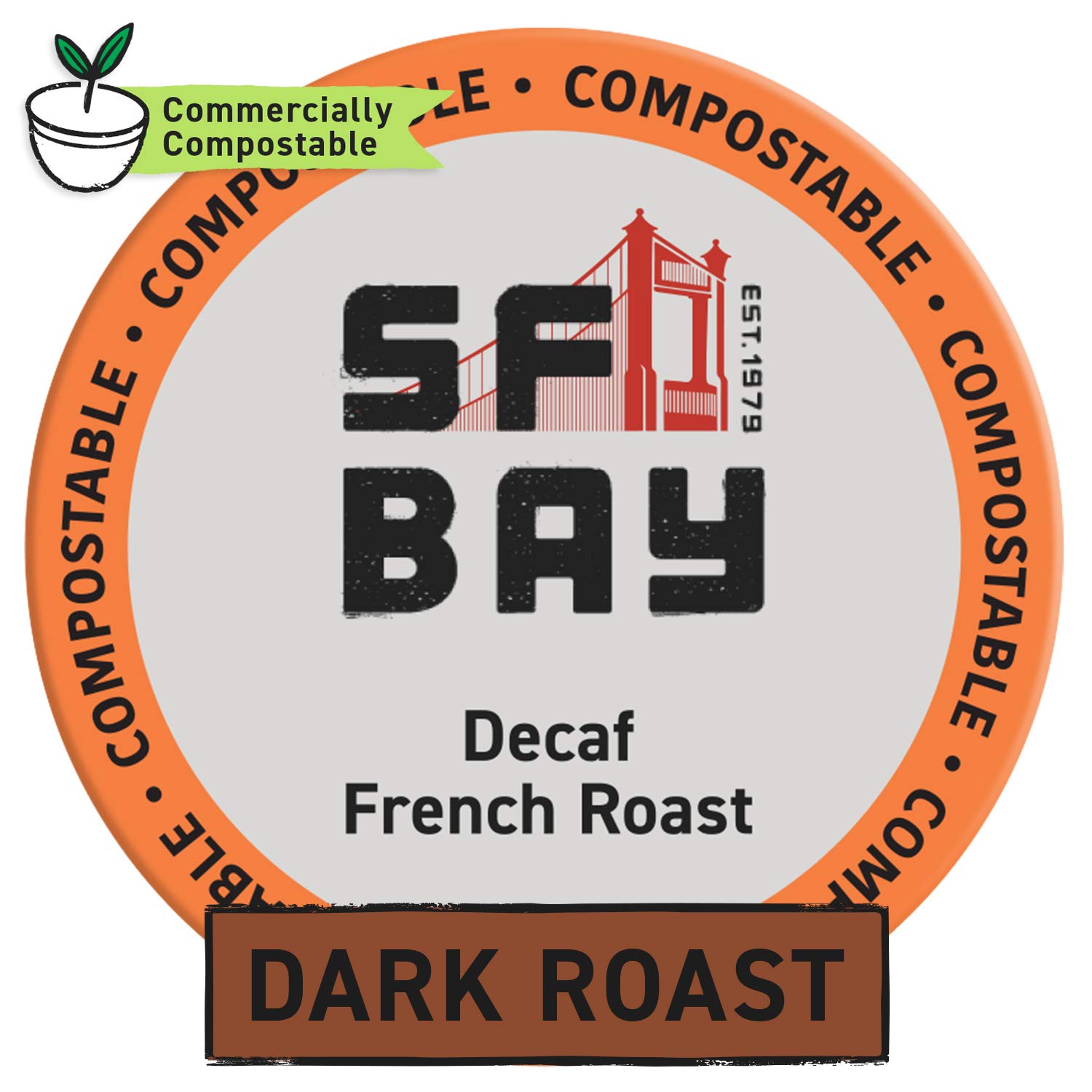 SAN FRANCISCO BAY FRENCH ROAST 24 ONE CUPS for Keurig K-Cup Brewers