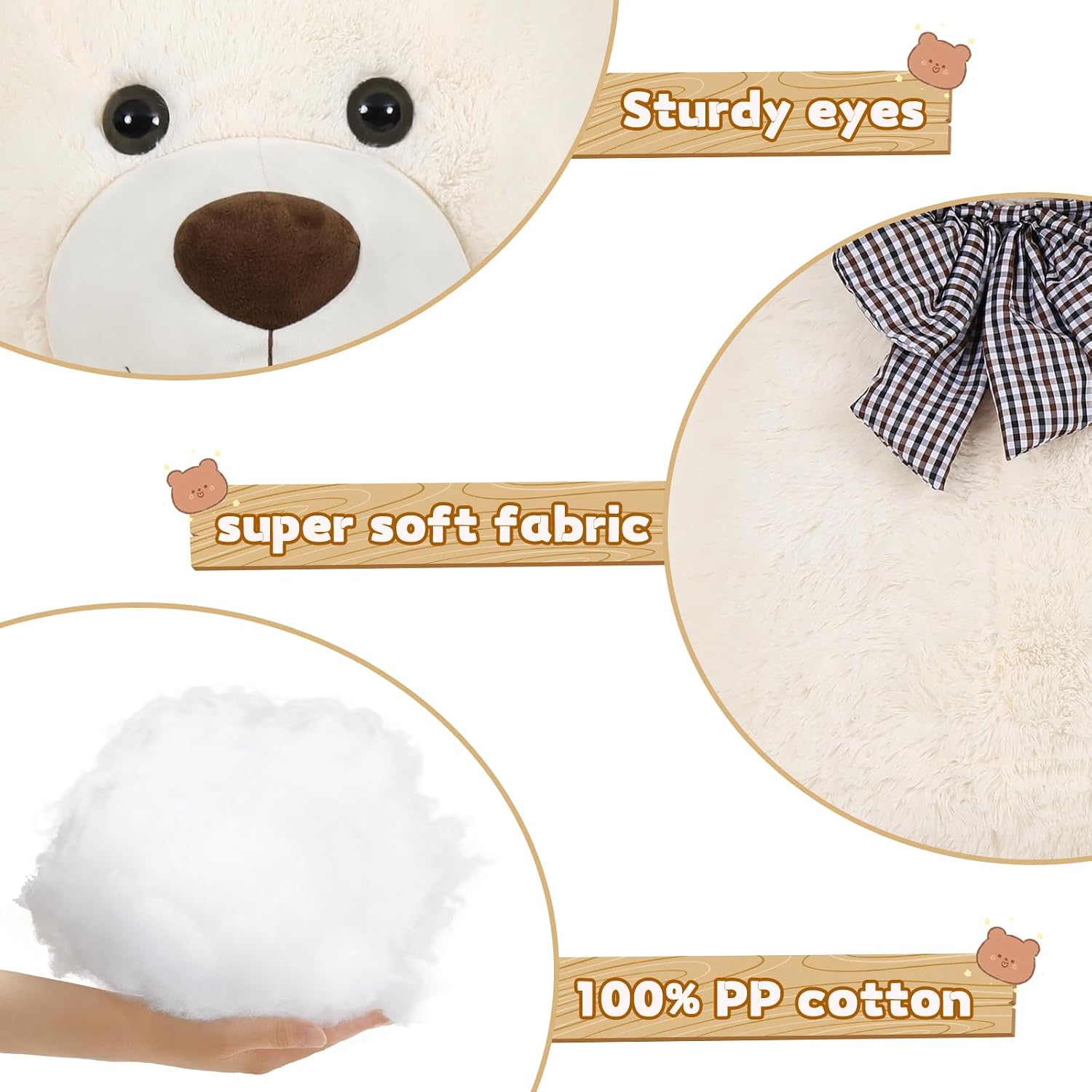 Toys Studio 47 Inch Big Teddy Bear Giant Stuffed Animal for Girls