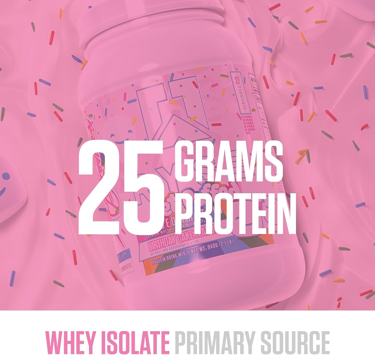 RYSE Loaded Protein Powder - Peanut Butter Cup - 25g Whey Protein Isolate & Concentrate with Prebiotic Fiber & MCTs - Low Carb, Low Sugar