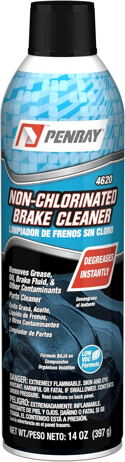 Penray 4620-12PK Non-Chlorinated Brake Cleaner - 14-Ounce Aerosol Can, Case of 12