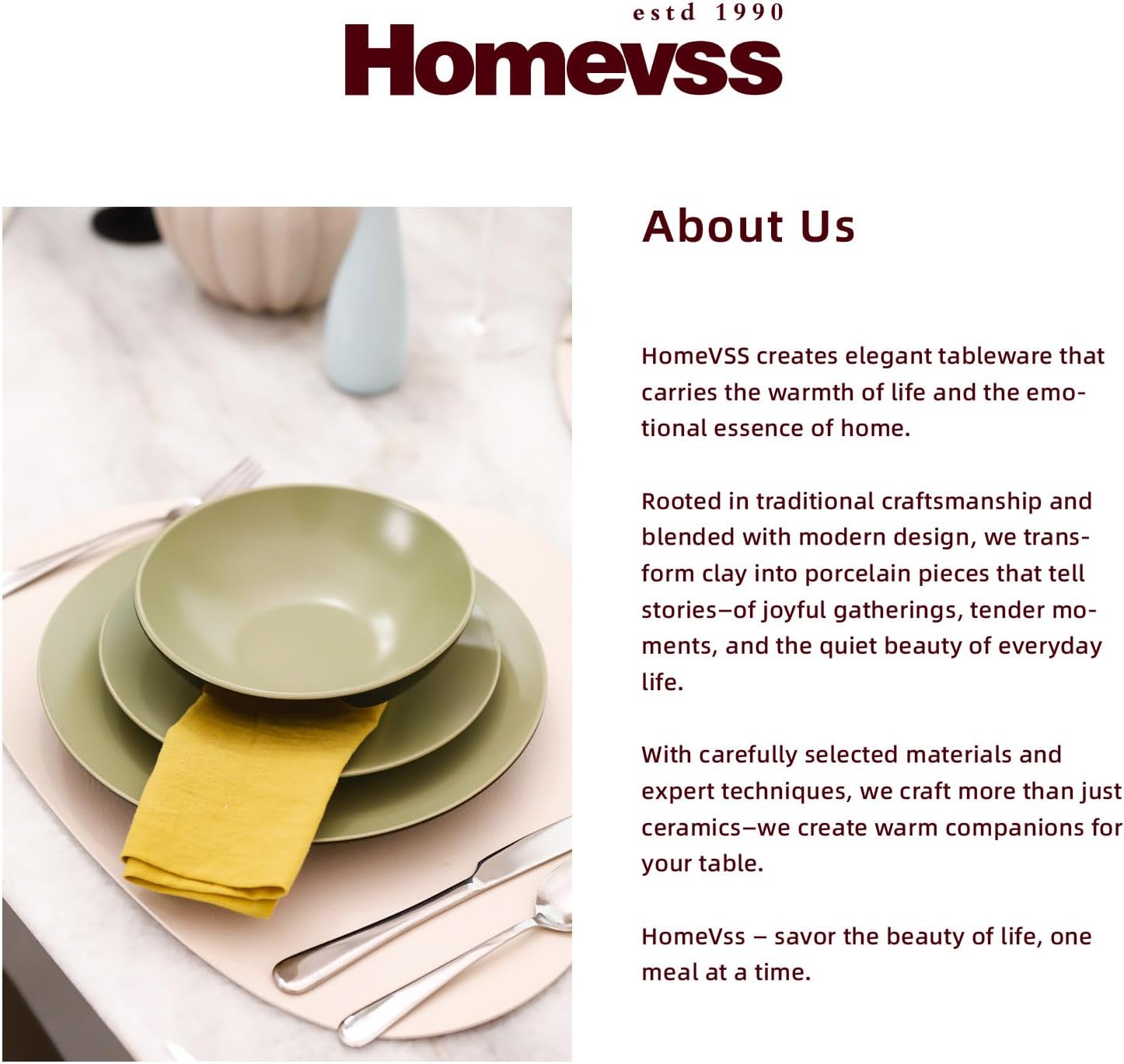Stoneware Two-Tone Colors Life 16pc Dinner Set，Outside Shiny Black + Inside Matte Glaze Olive