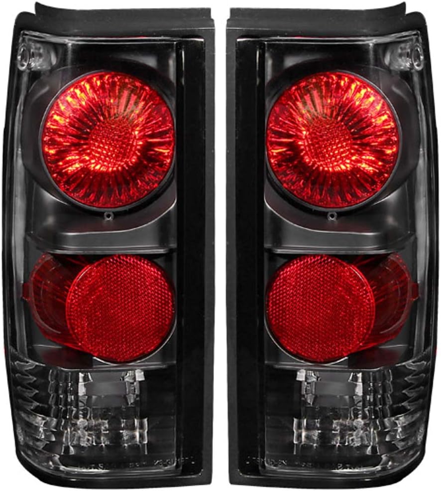 Anzo USA 211031 Chevrolet S10 Black Tail Light Assembly - (Sold in Pairs)