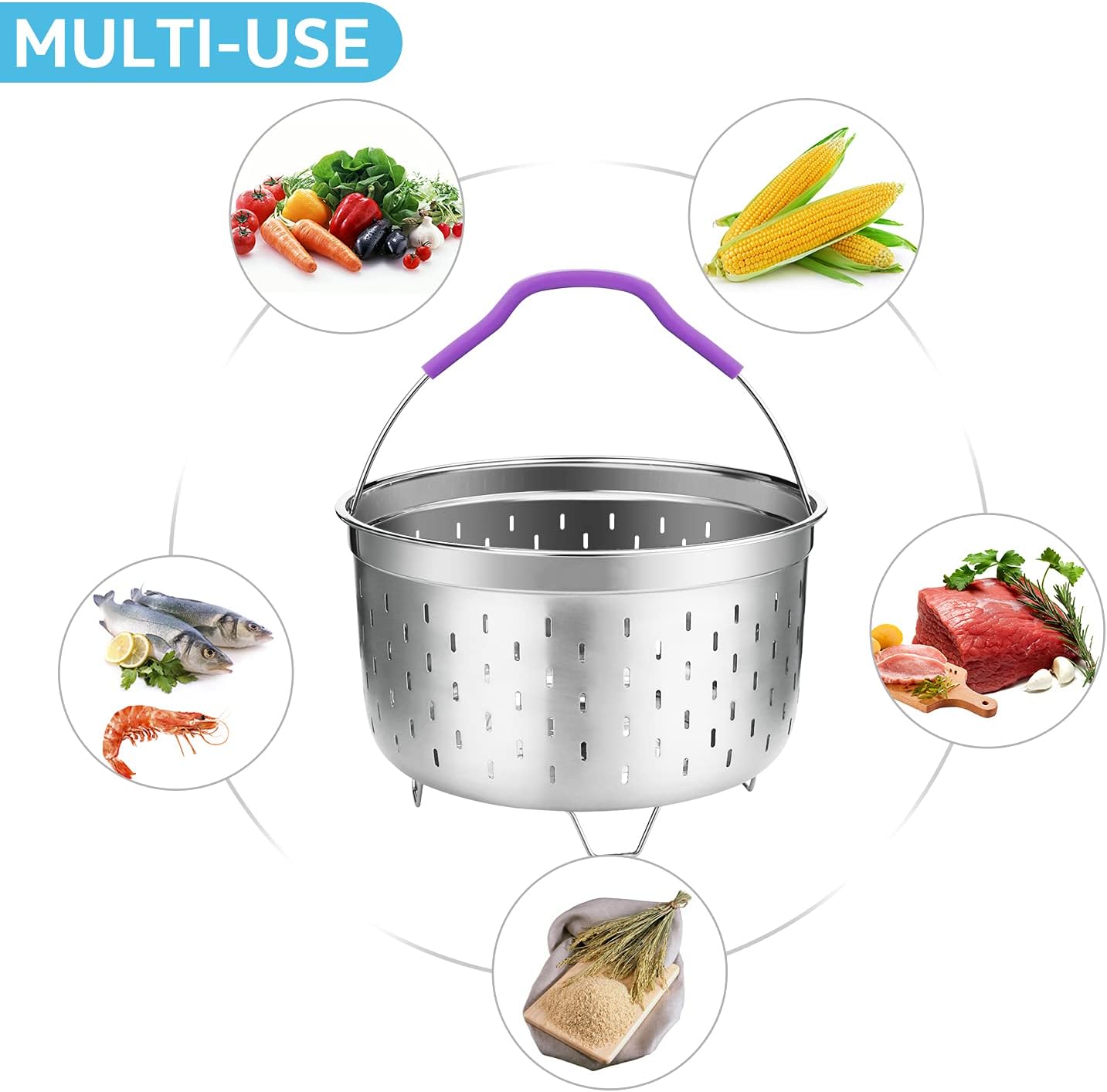 Steamer Basket for instant Pot Pressure Cooker