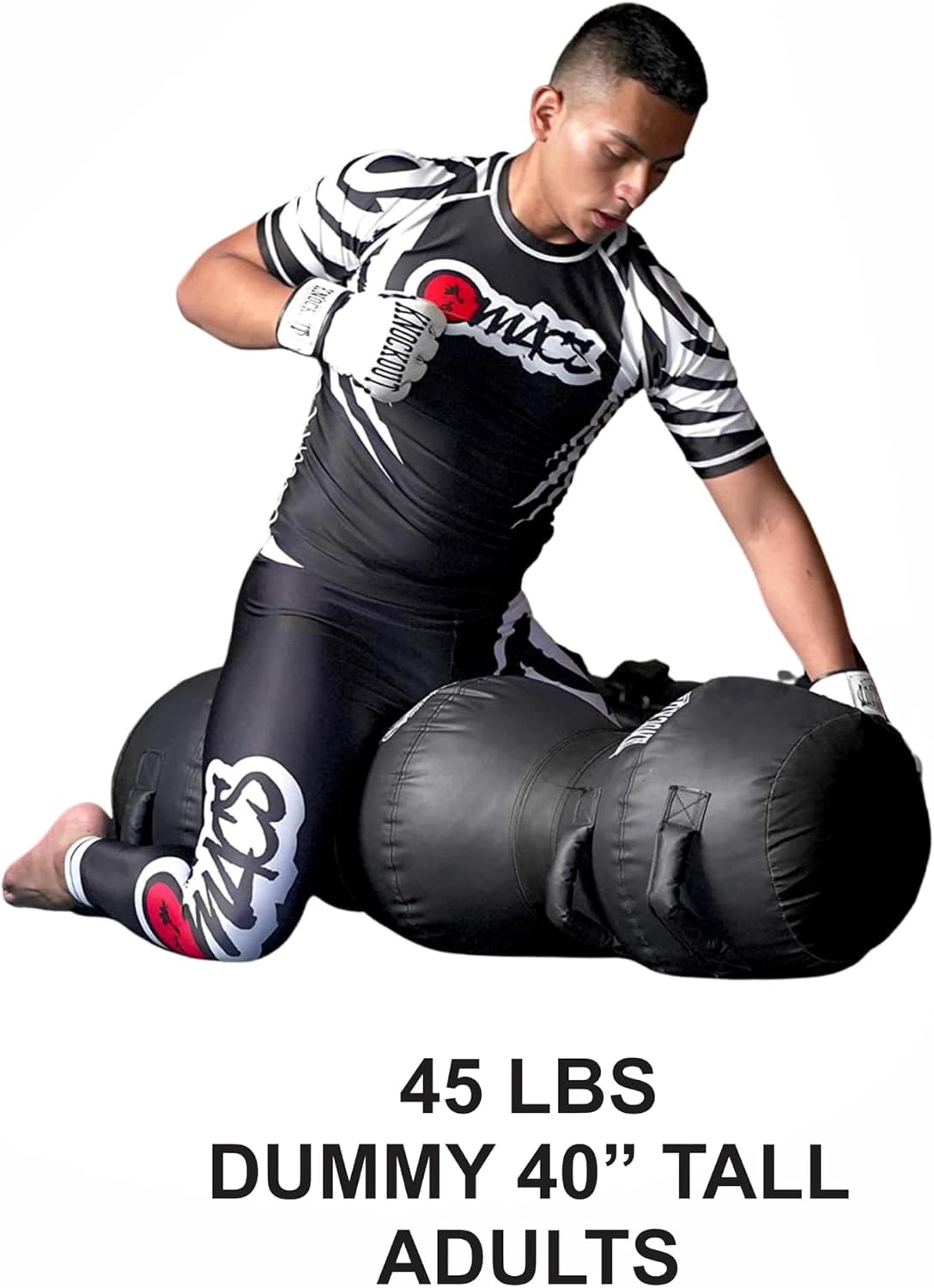 MACS Filled Ground and Pound Grappling Dummy for MMA Submission Fitness Punching Kickboxing Tackling BJJ Training Boxing Wrestling Practice for Kids