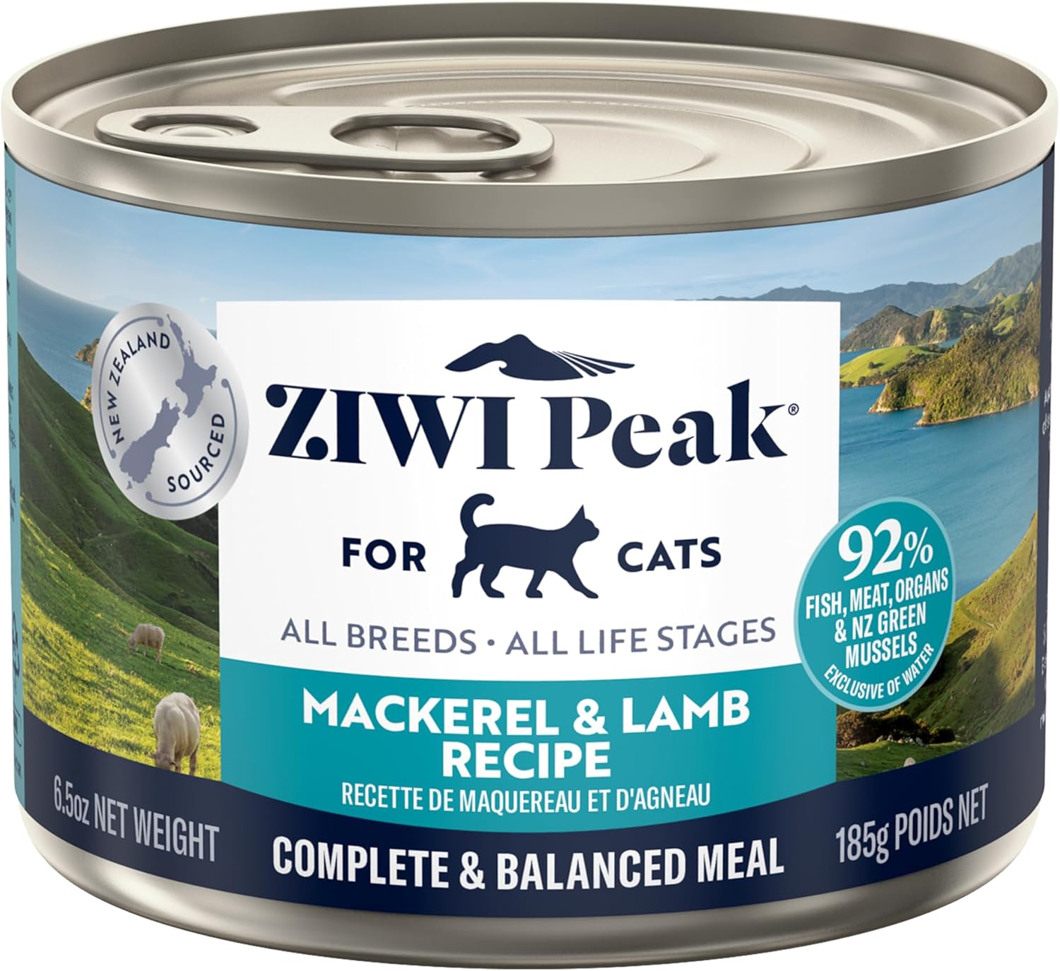 ZIWI Peak Wet Cat Food – All Natural, High Protein, Grain Free, Limited Ingredient, with Superfoods (Venison, Case of 12, 6.5oz Cans)