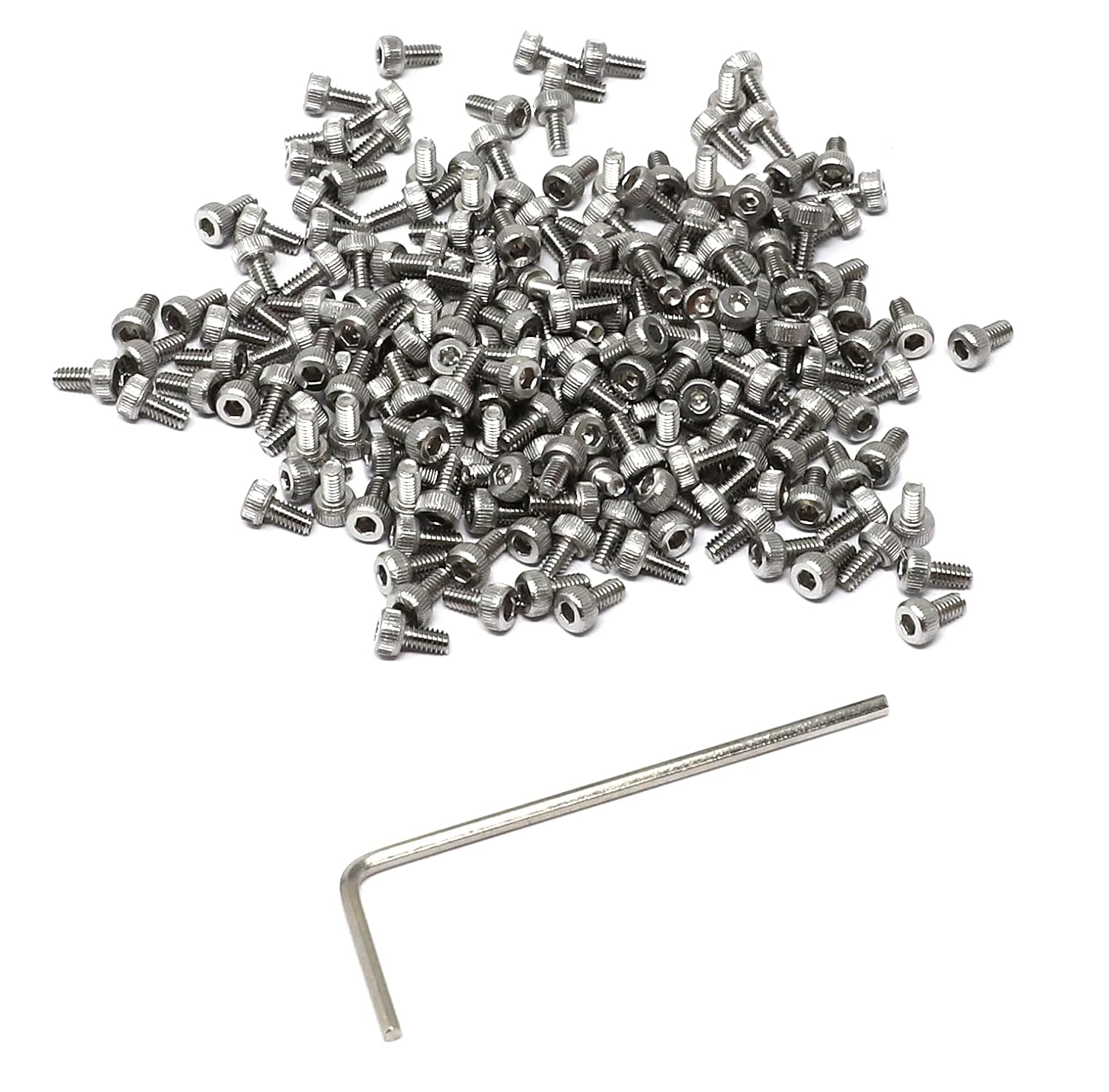 iexcell 20 Pcs M8 x 30/35/40/45/50 mm Stainless Steel 304 Hex Socket Head Cap Screws Bolts Assortment, Fully Threaded