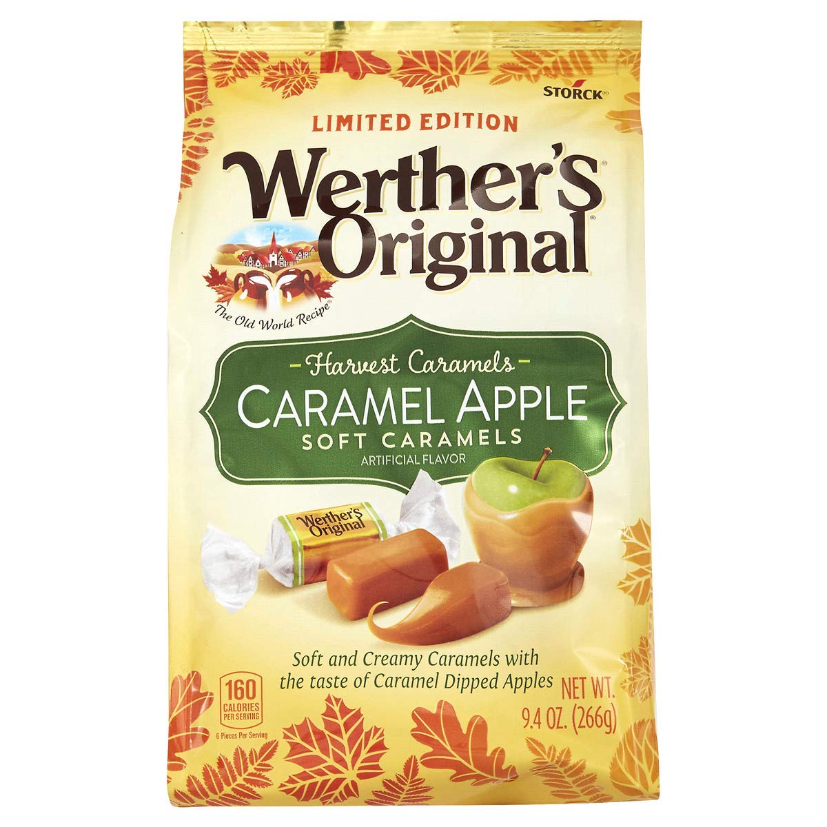 Werther's Original Caramel Coffee Hard Candy - Individually Wrapped Hard Candies for Halloween, Parties, or Snacks - 2.65 oz Bags (Pack of 3)