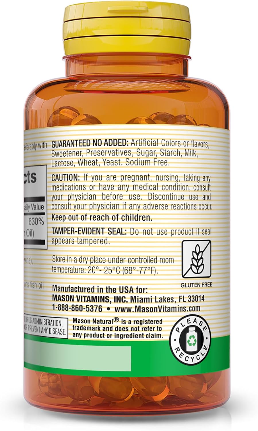 MASON NATURAL Vitamin D3 2000 IU Ultra Strength, 180 Day Supply