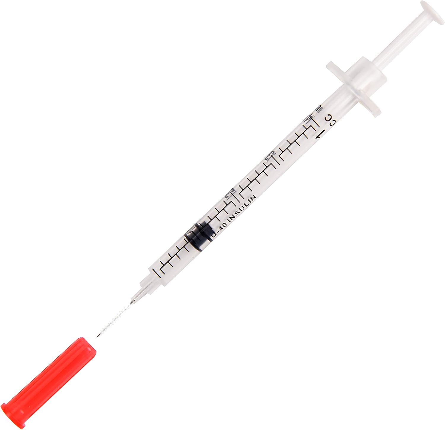 Brandzig U-40 Pet Insulin Syringes 29G 1cc 1/2" 100-Pack