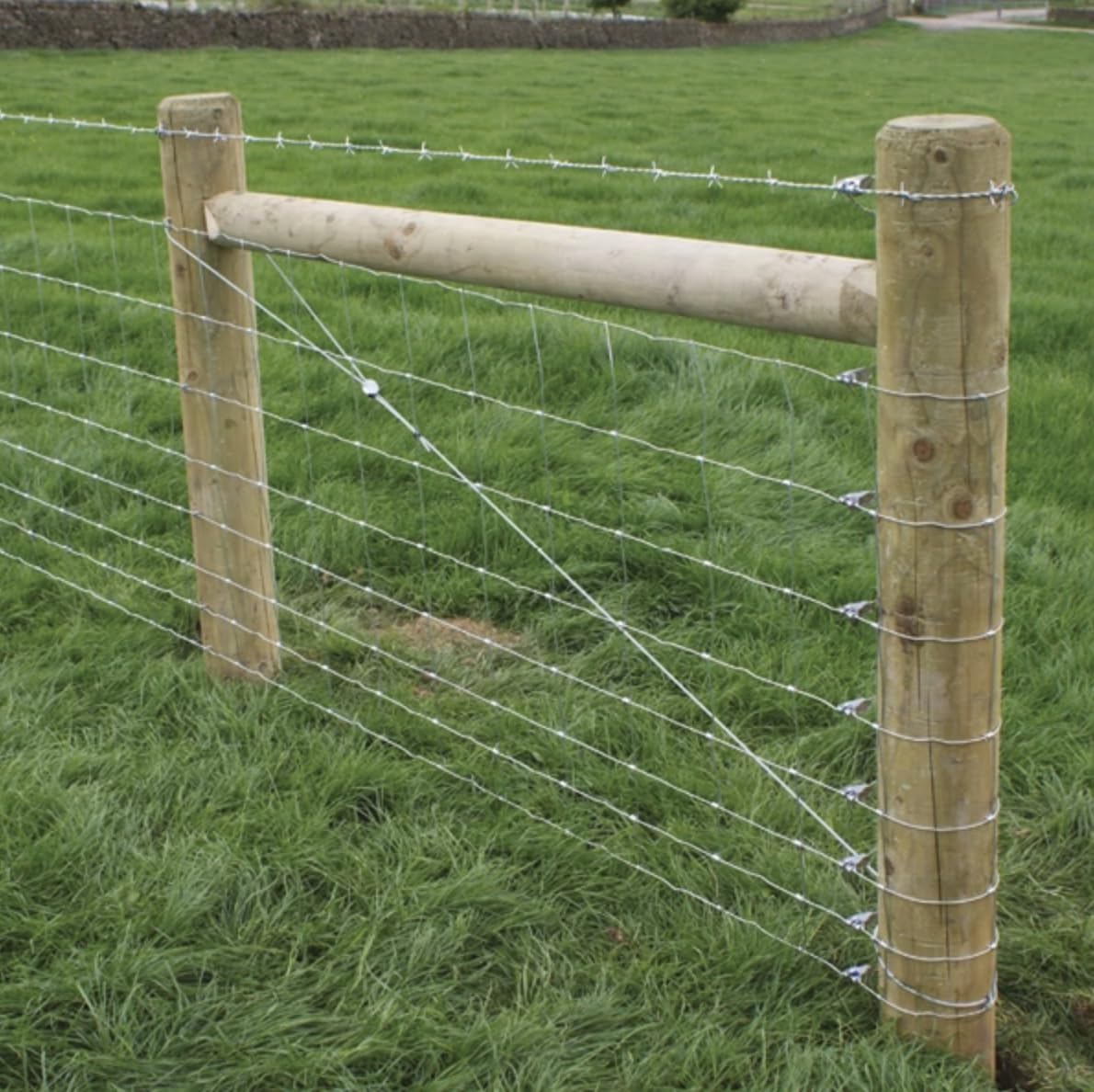 Gripple GPAK4 Fence Post Bracing Kit for Wooden or Metal Posts (16.5' ft Cable and GP Large Joiner) (5)