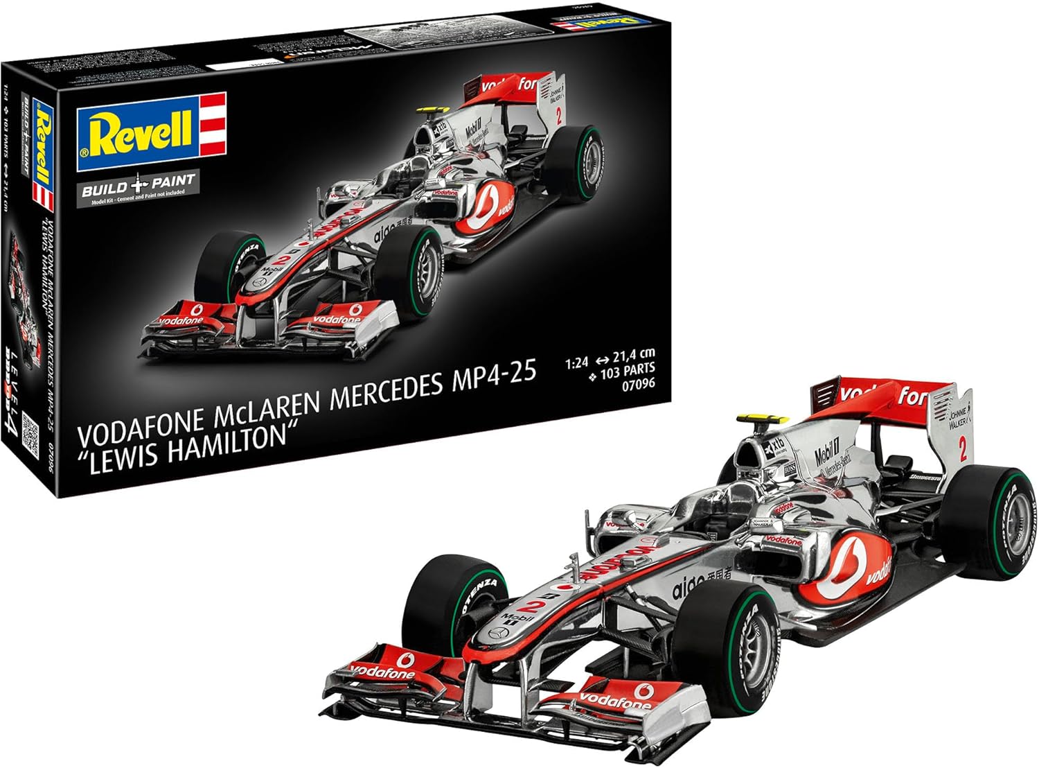 Revell of Germany McLaren Mercedes MP4-25 No. 2 Plastic Model Kit