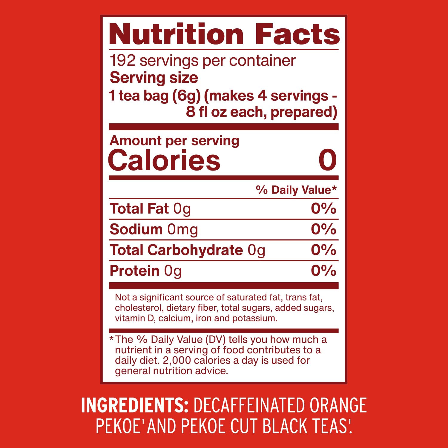 Luzianne Green Tea Bags, Family Size, 24ct Box (Pack of 1)