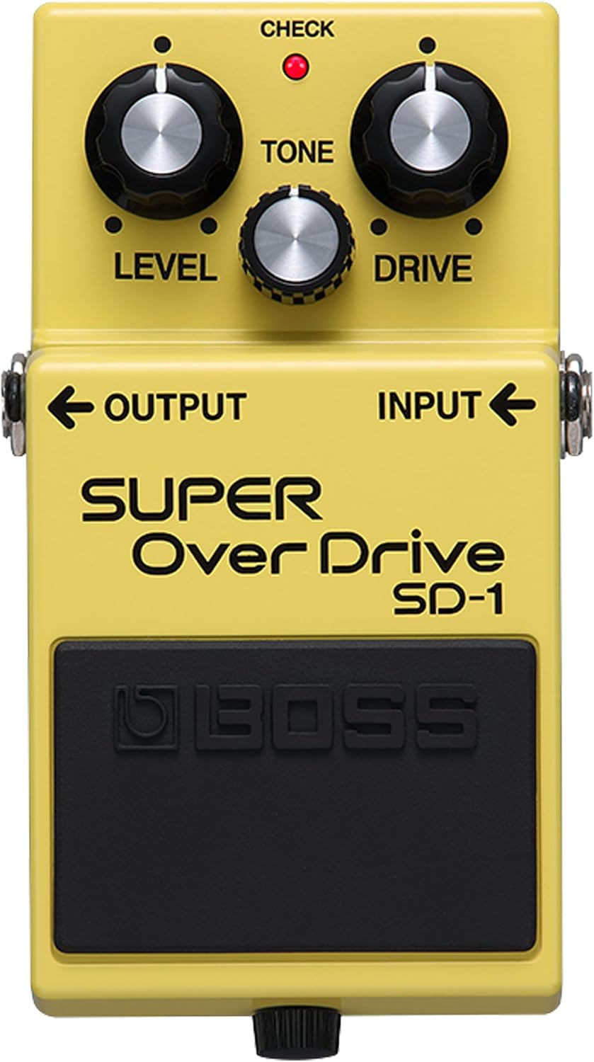 BOSS SD-1 SUPER Overdrive | Compact Overdrive Pedal | Genre-Defining Sound & Feel | Unique Clipping Circuitry Produces Tube-Like Characteristics | Dynamic Tone Options | Easy-To-Use Controls | Compact Overdrive Pedal. Genre-Defining Sound and Feel, Uniqu…