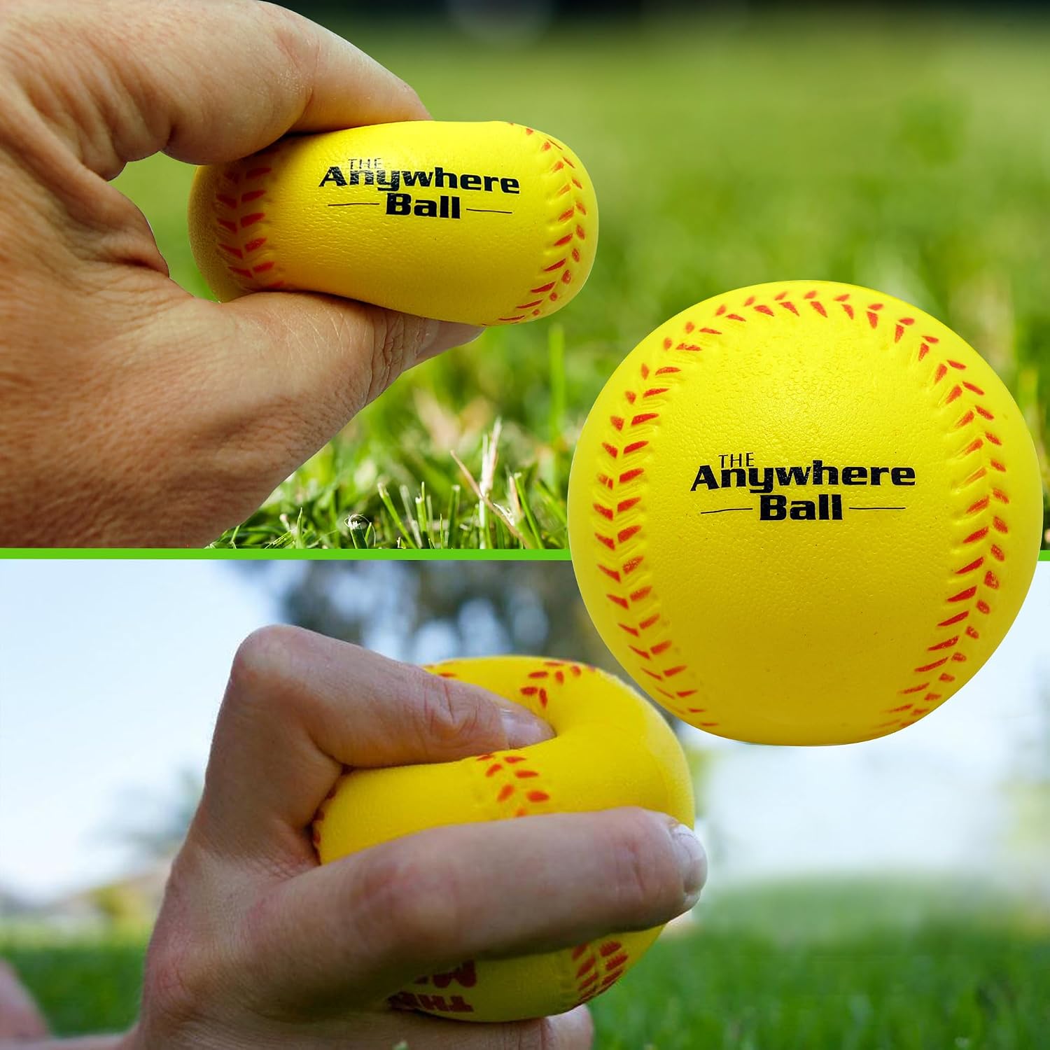 Thin Air Brands The Anywhere Ball Baseball/Softball Foam Training Ball (12 Pack)