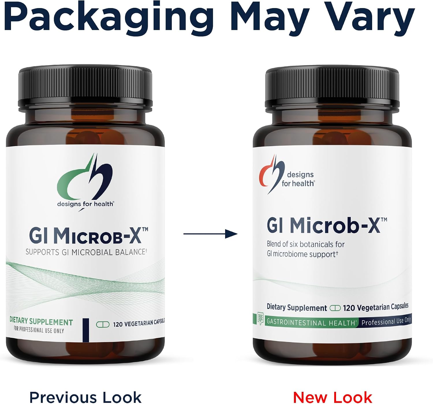 Designs for Health GI Microb-X - Botanical Gut Support, Cleanse + Detox Supplement with Tribulus, Berberine + Barberry Extract - Vegetarian + Non-GMO (60 Capsules)