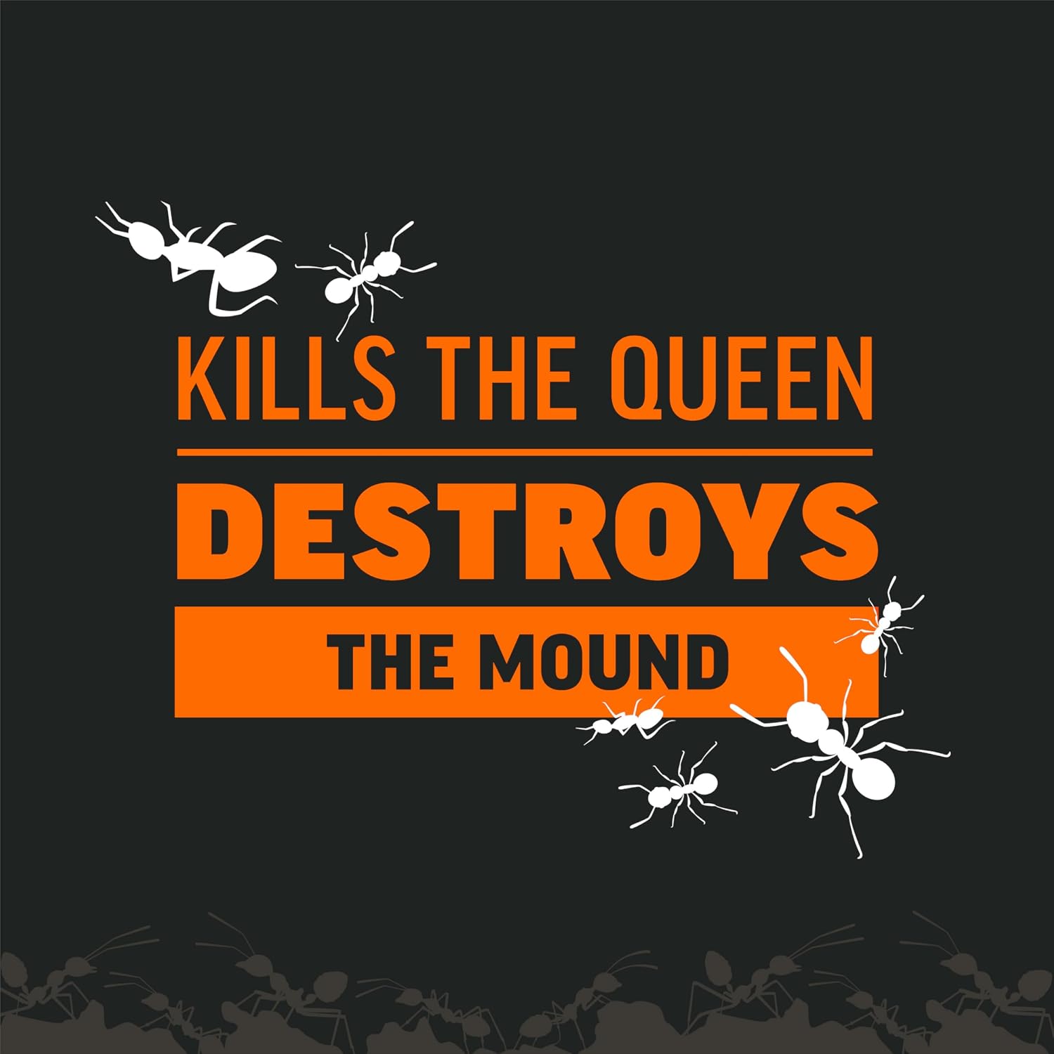 Amdro Fire Ant Killer for Mounds, 1 Lb | Dual-action fire ant killer granules, targets visible and hidden mounds, kills imported and native fire ants