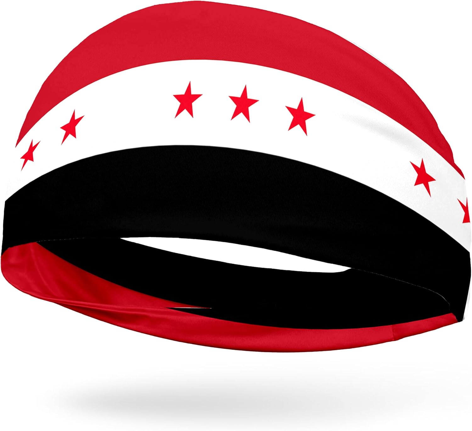 Sports Headband for Women Men,Flag Pattern Workout Head Band,Sweat Bands,Women Running Cycling Yoga Fitness,WorkoutSports Gift