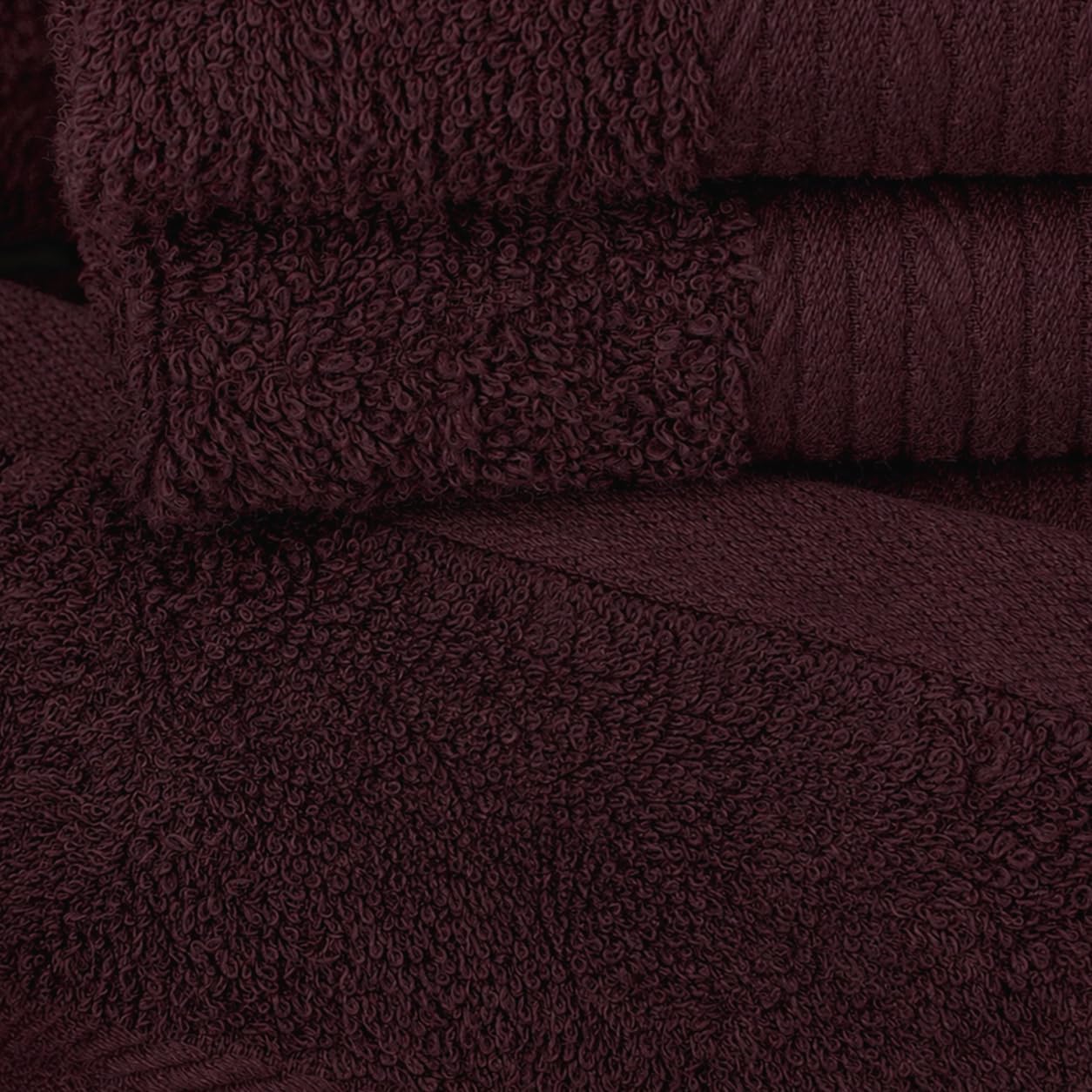 Ample Decor 100% Cotton Hand Towels 18x28 Inches, 600 GSM, Soft & Absorbent, Set of 12, Purple