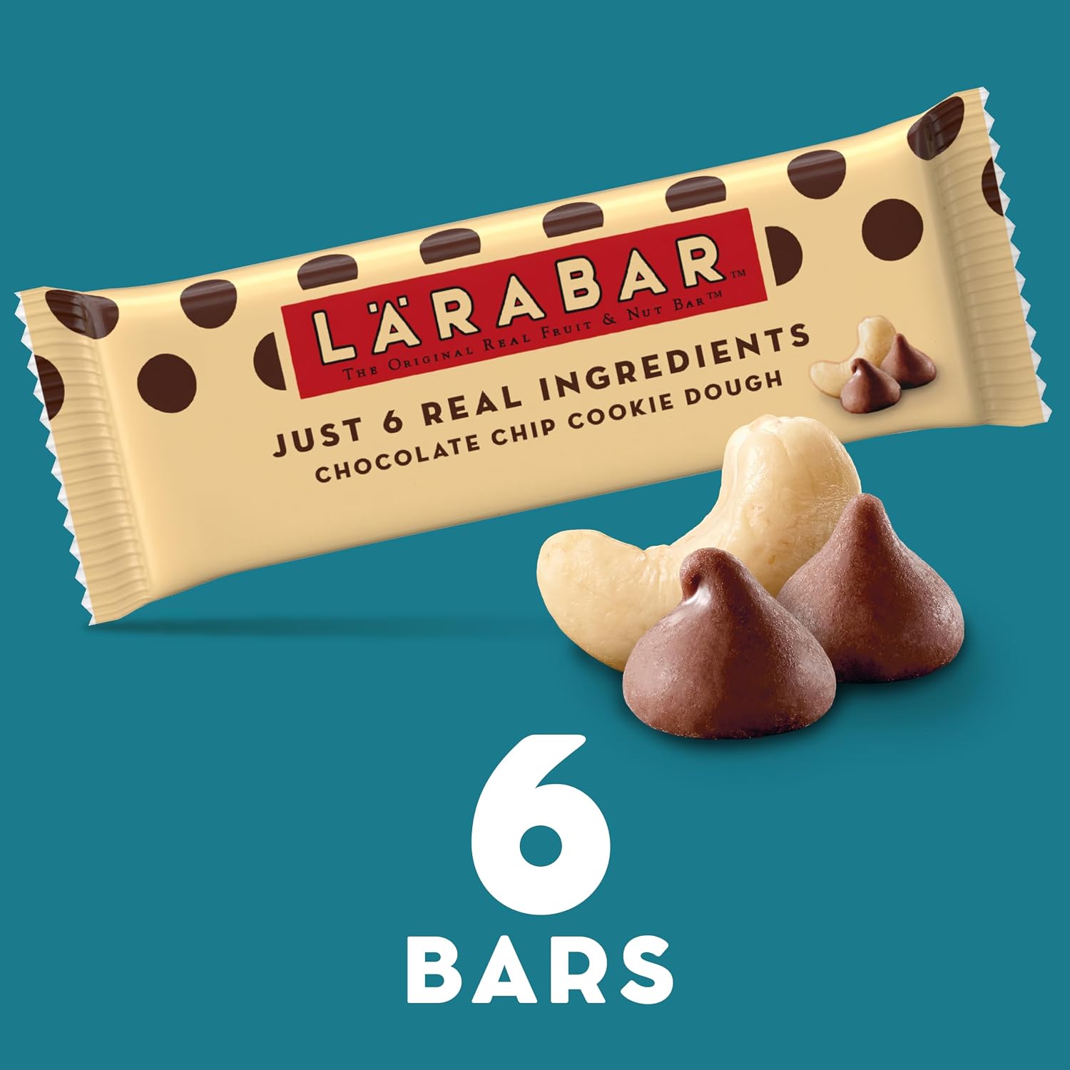 Larabar Chocolate Chip Cookie Dough, Fruit & Nut Bars, 18 ct, 28.8 oz