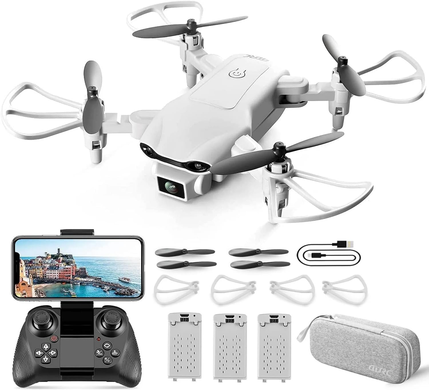 4DV9 Mini Drone with 1080P HD Camera for Kids Live Video RC Quadcopter for Adults Beginners Toys Gifts, Altitude Hold, Waypoints Functions