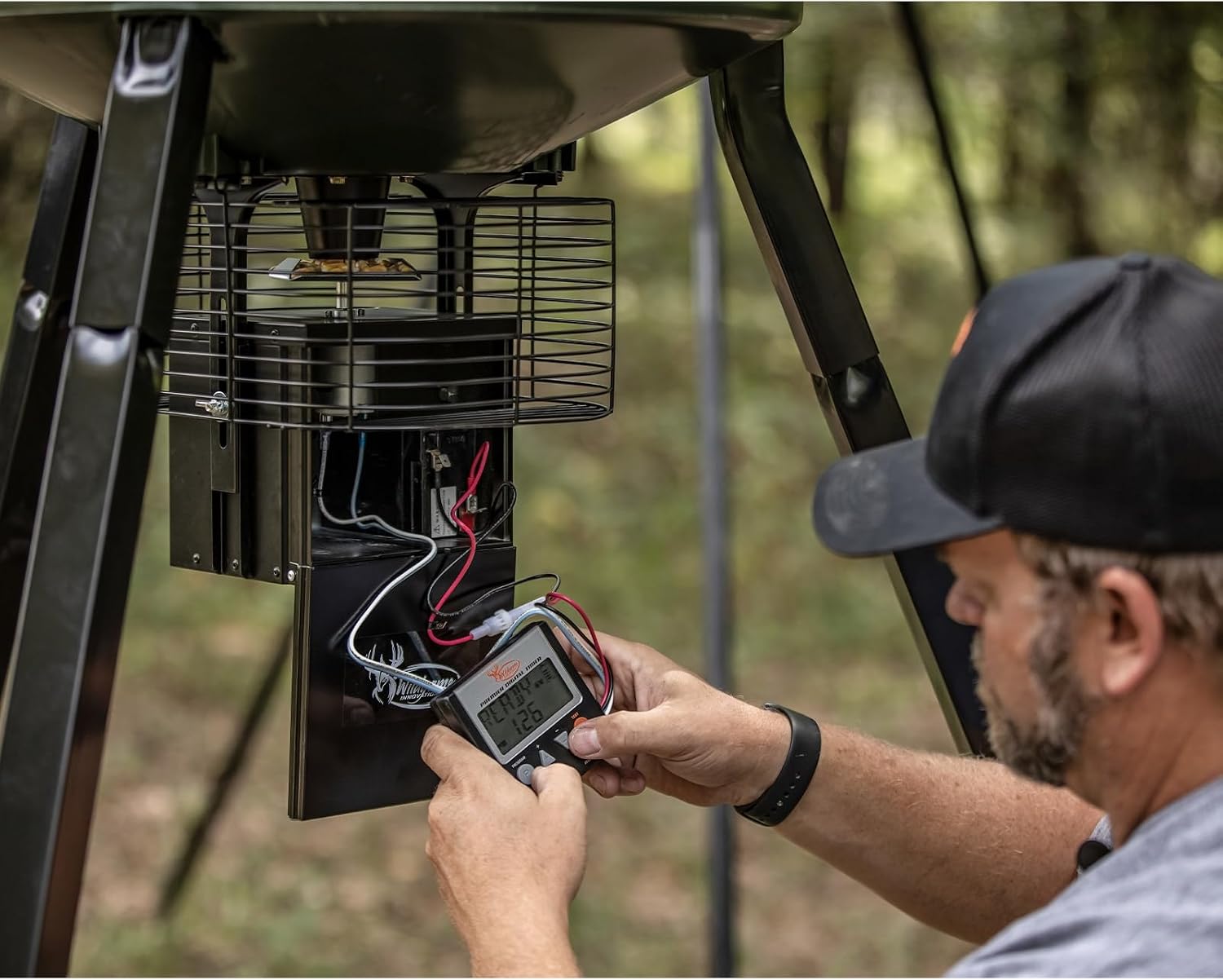 WILDGAME INNOVATIONS 6V Spinner Plate for Game Feeder | Easy-to-Install Durable Long-Lasting Galvanized Steel Replacement Spinner for Deer Feed