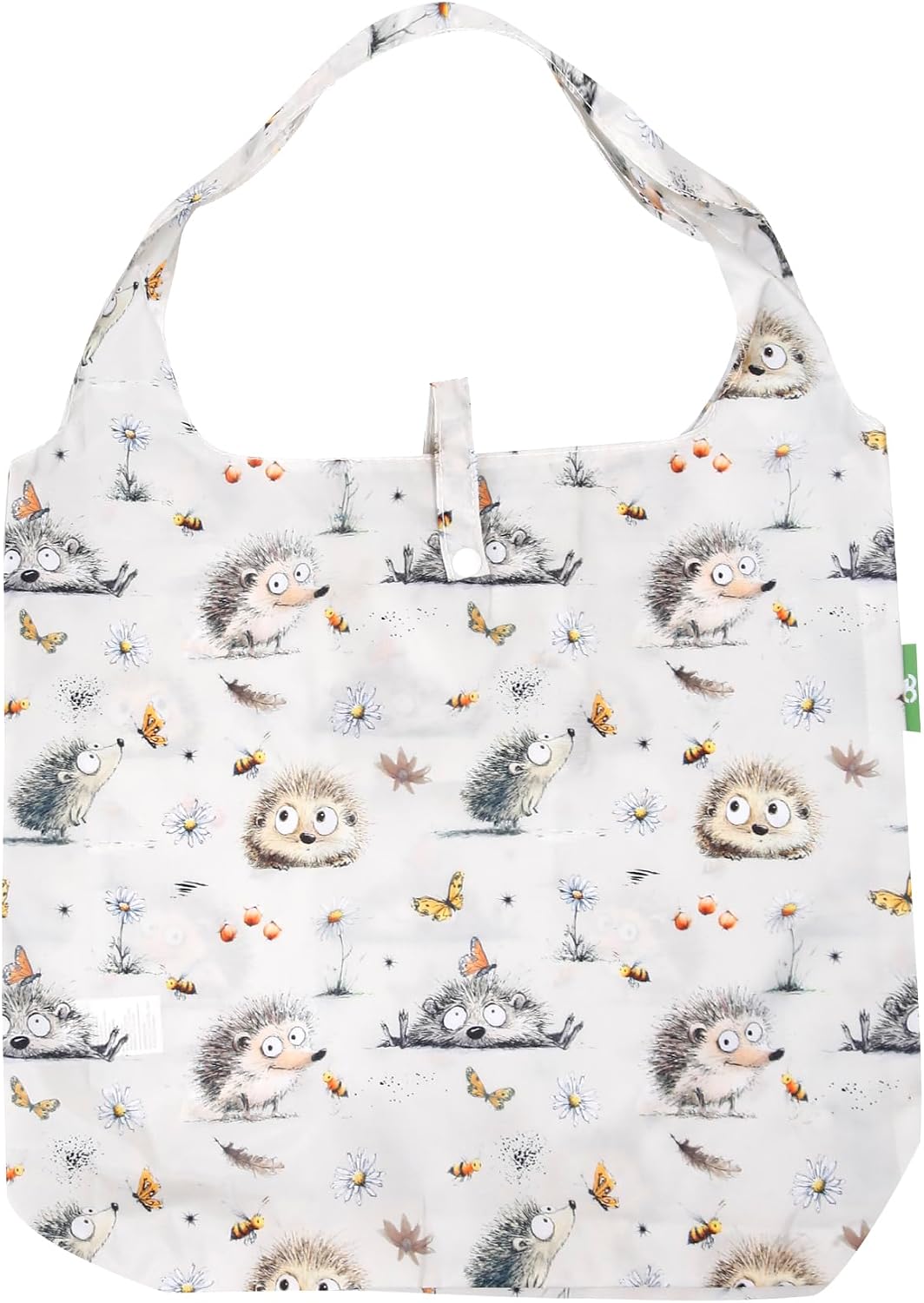 ECO CHIC Foldable Reusable Grocery Bags - Lightweight, Recycled & Reusable Shopping Bag - Waterproof Packable Tote