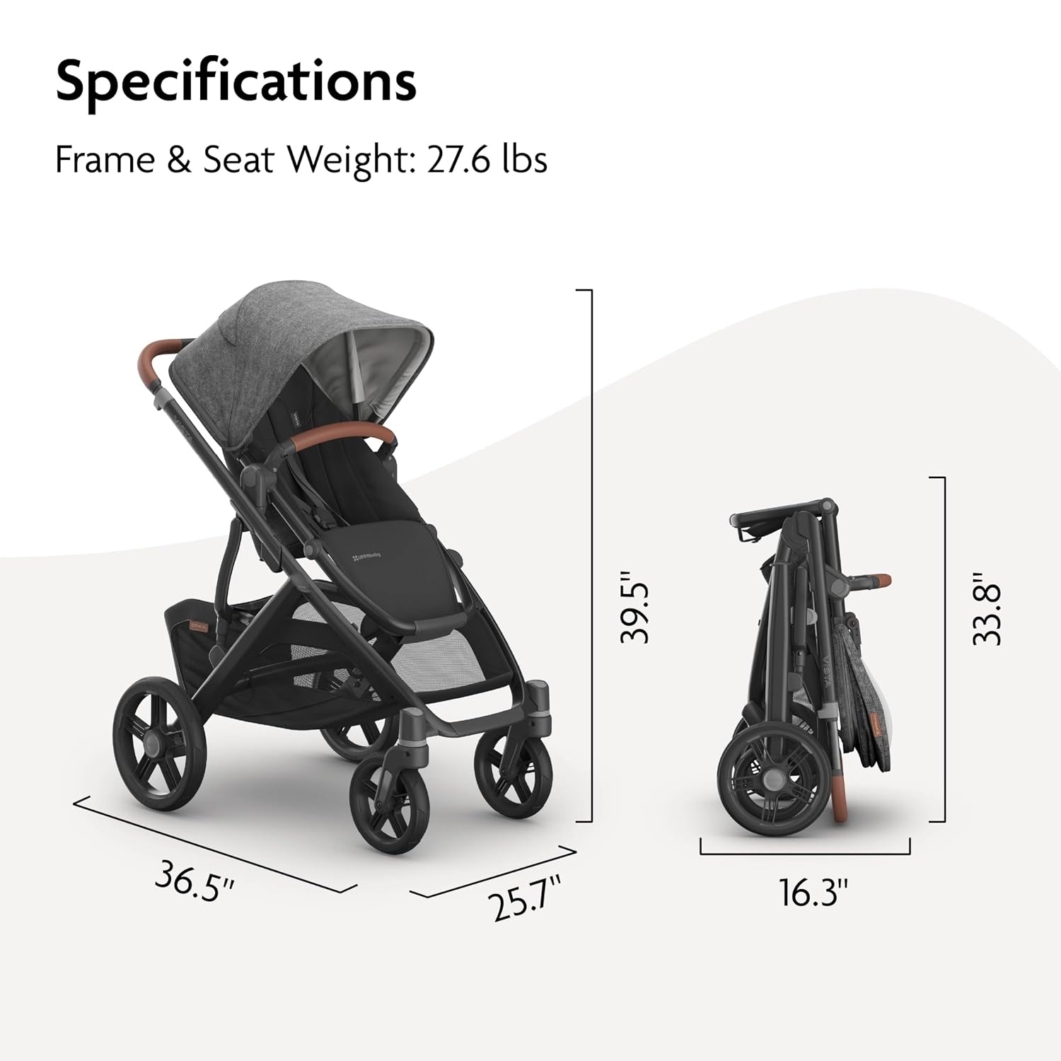 UPPAbaby Vista V3 Convertible Single-to-Double Stroller - Jake