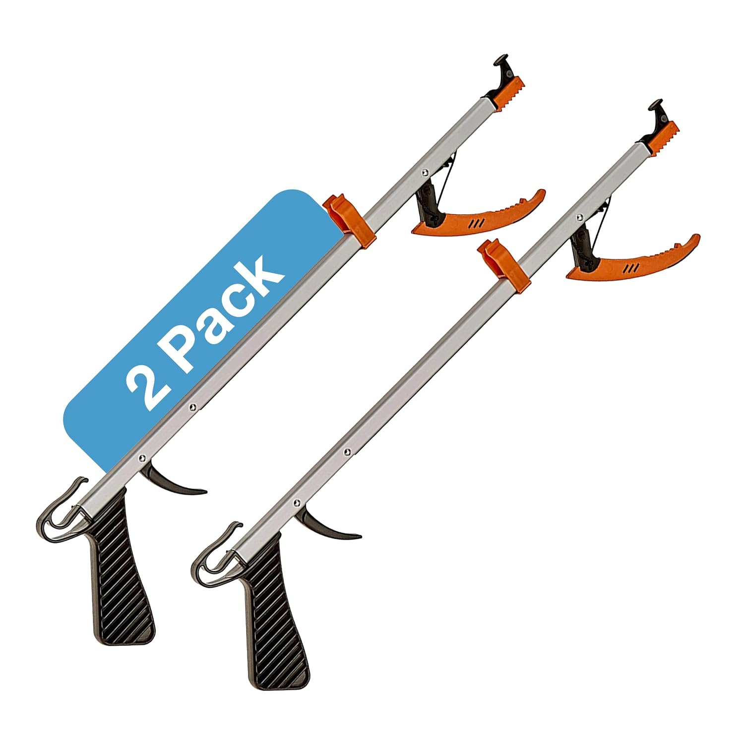 Sammons Preston Easireach II Reacher, 15" Magnetic Grabber Tool for Seniors | Lightweight grabber reacher tool with magnetic tip, ergonomic grip and claw jaw, a reaching aid for seniors