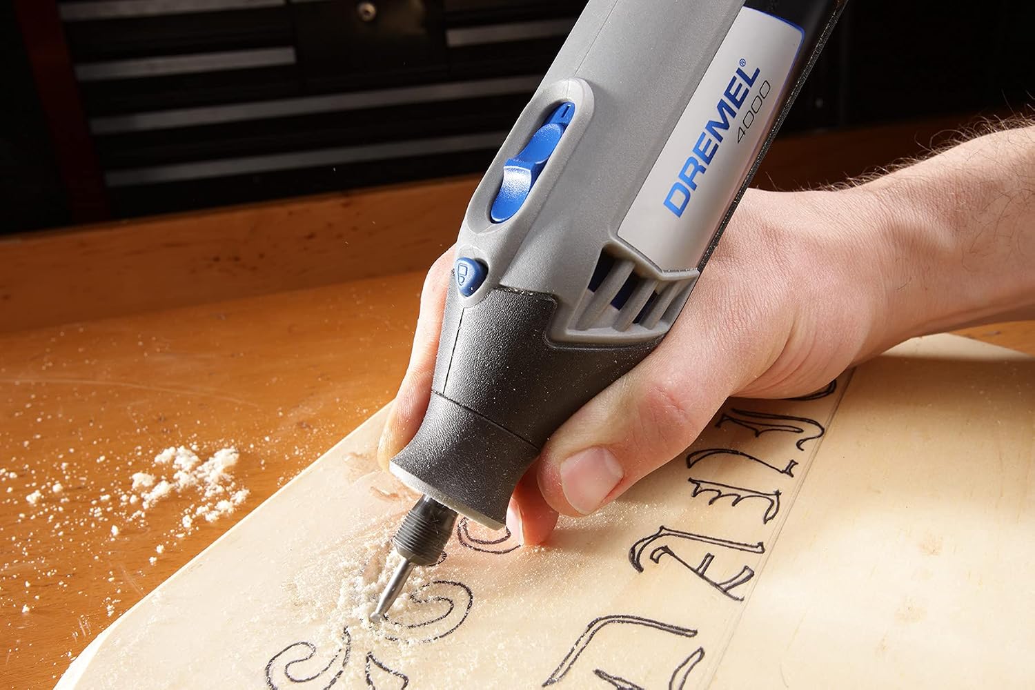 Dremel 160-Piece Rotary Tool Accessory Kit with EZ Lock Technology - 1/8" Shank - Cutting Bits, Polishing Wheel and Compound, Sanding Drums and Sanding Discs (710-08) | EZ Lock technology, cutting, polishing and sanding accessories