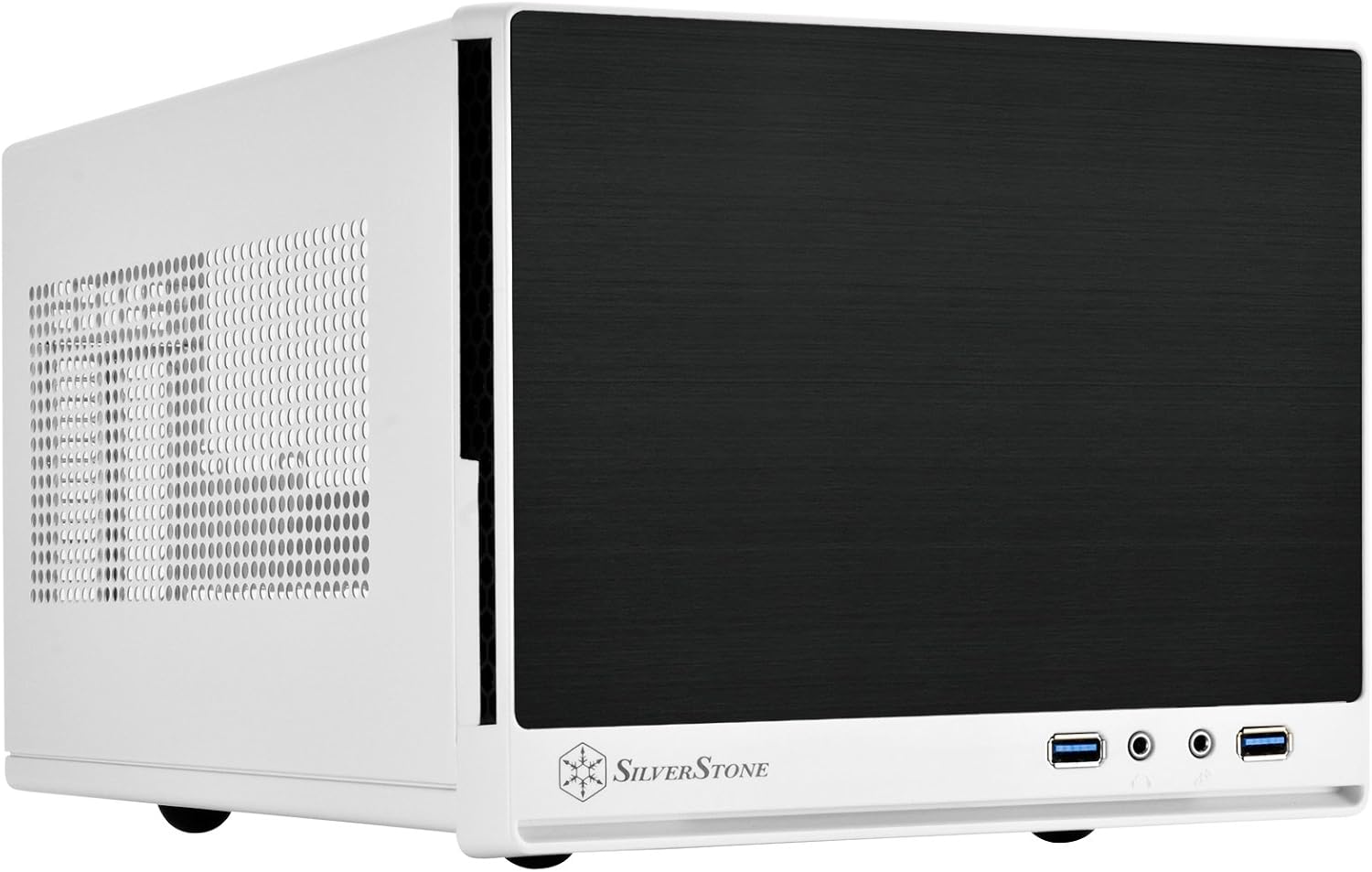 Silverstone Computer Case with Mesh Front Panel,Black (SG13B)