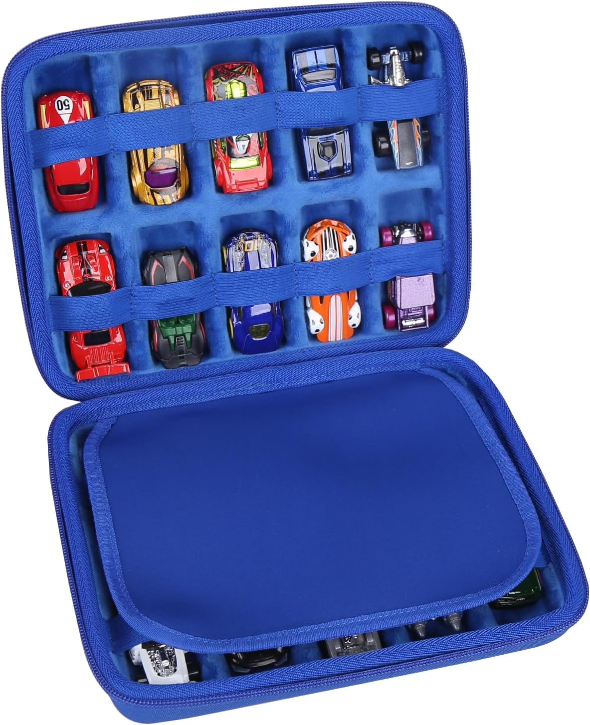 Mchoi Hot Wheels Case Storage for HOT WHEELS20 Cars, Toy Car Organizer for Your Matchbox Cars Storage, Case Only