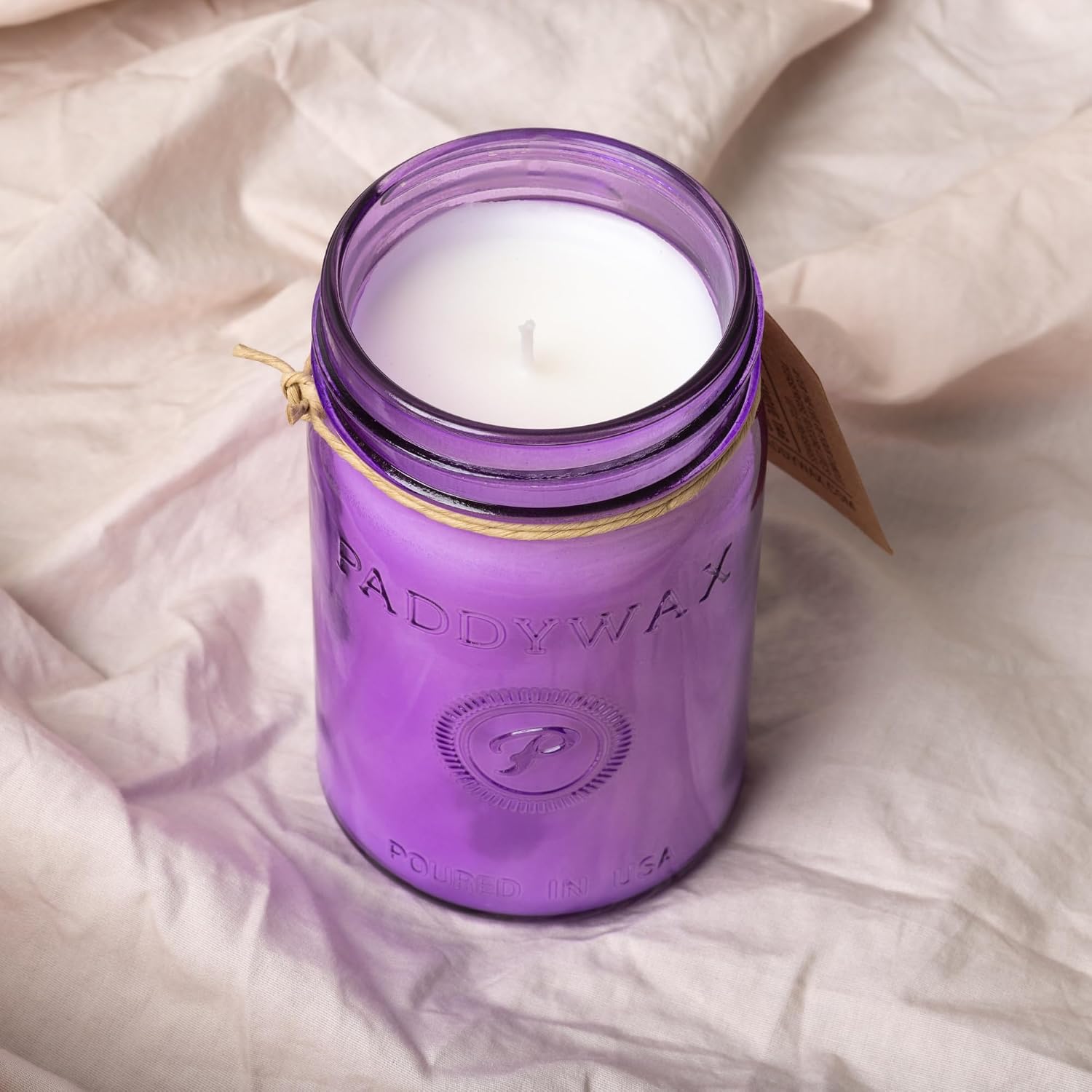 Paddywax Relish Soy Wax Artisan Candle, Balsam + Fir, 9.5 oz | Scented Candle in Glass Jar with Lid