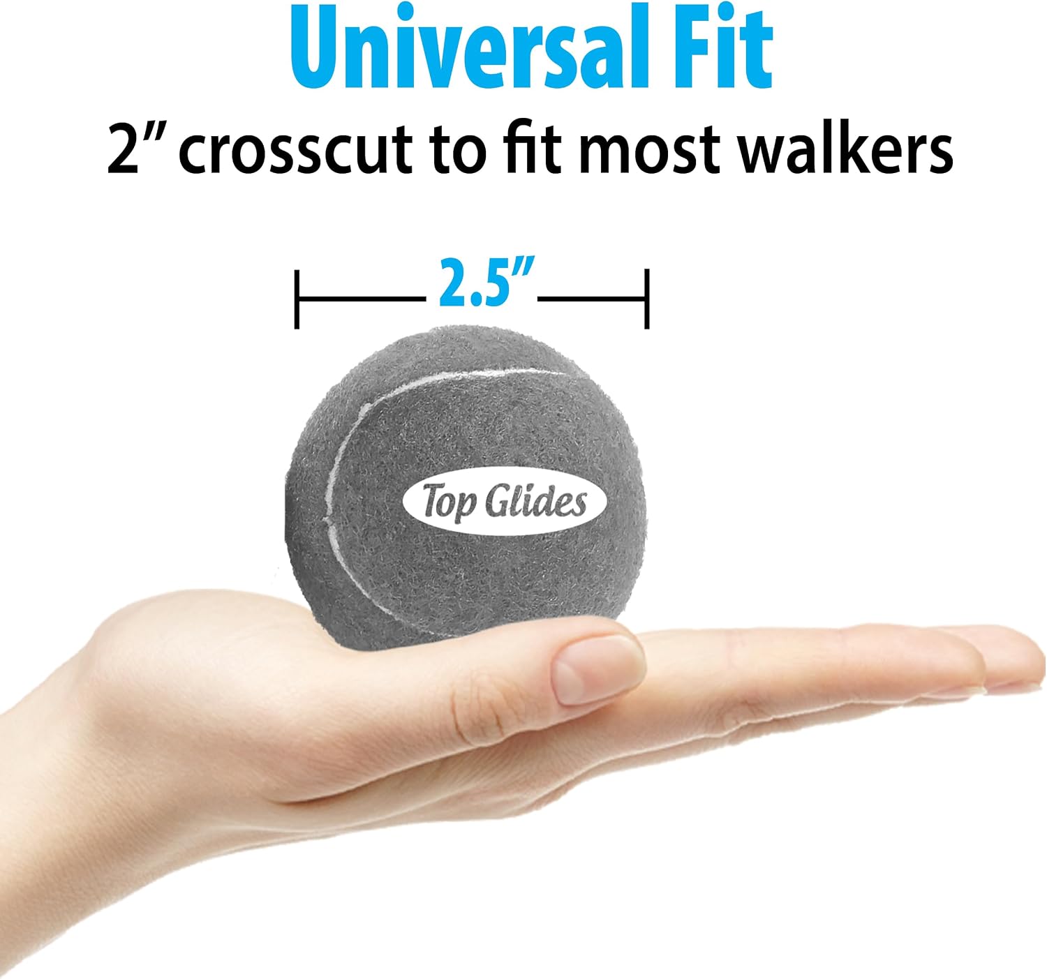 Top Glides Precut Walker Tennis Ball Glides
