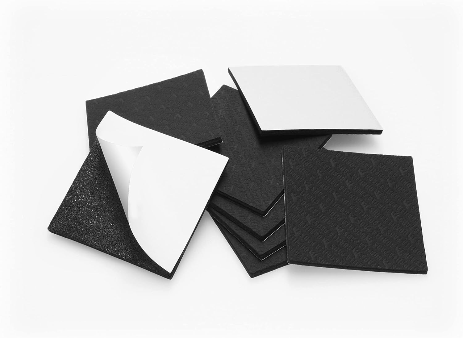 Slipstick GorillaPads CB149 Non-Slip Furniture Pads/Rubber Grippers (Set of 8) Self-Adhesive Furniture Feet Floor Protectors, 1-1/2 inch Round, Black