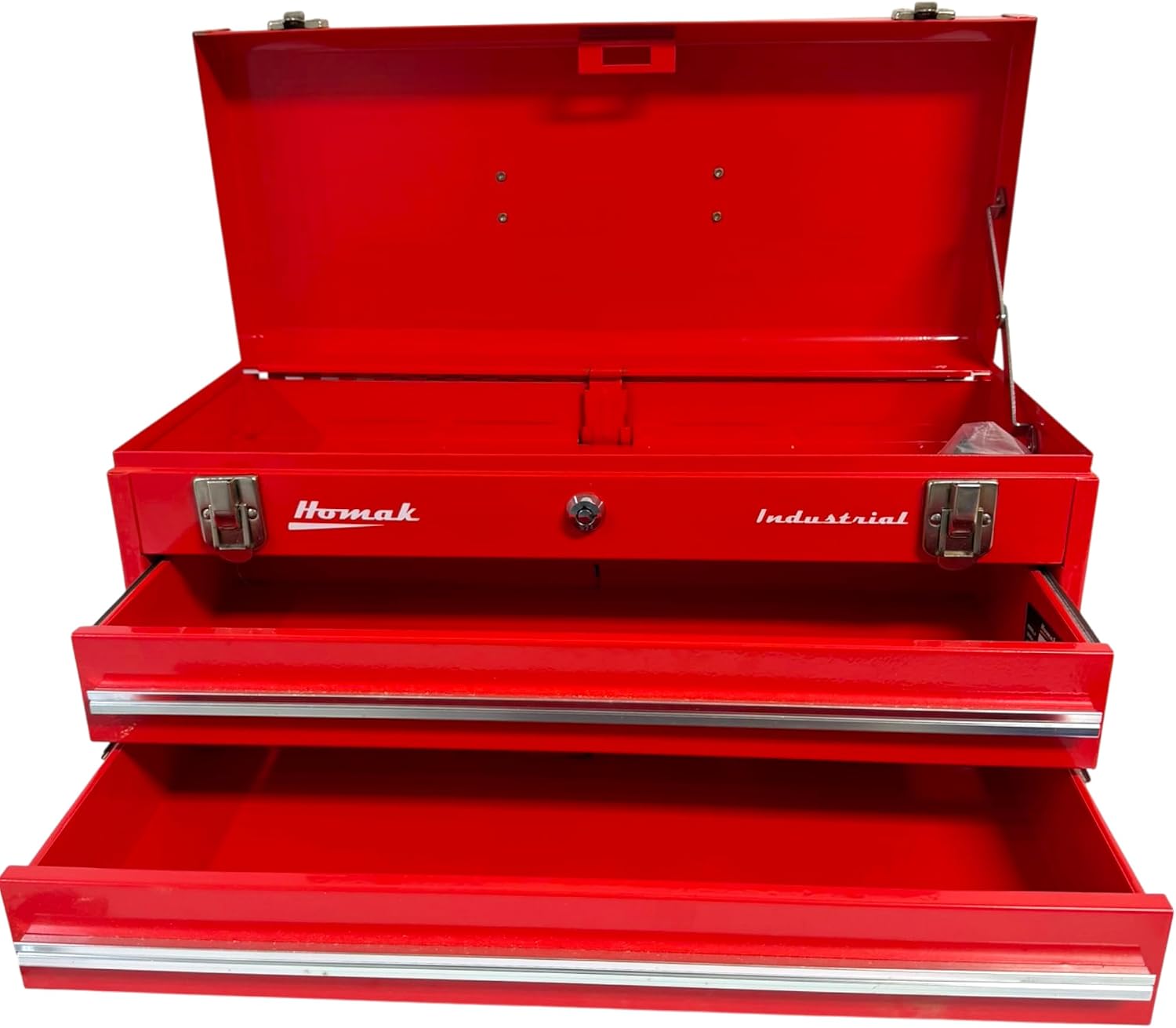Homak Industrial 20-Inch 2-Drawer Friction Toolbox, Brown Winkle Powder Coat, BW00202200