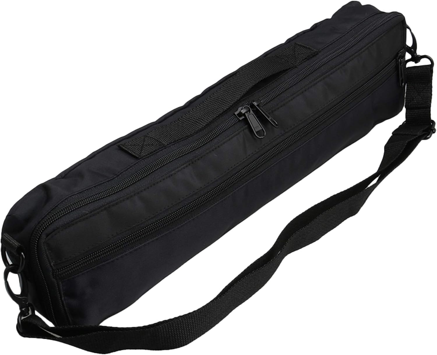 Mxfans Adjustable Shoulder Strap Flute Case Carrying Bag for 16 Holes C Foot Flute 16.14 Inch Length 4.13 Inch Width 2.56 Inch High