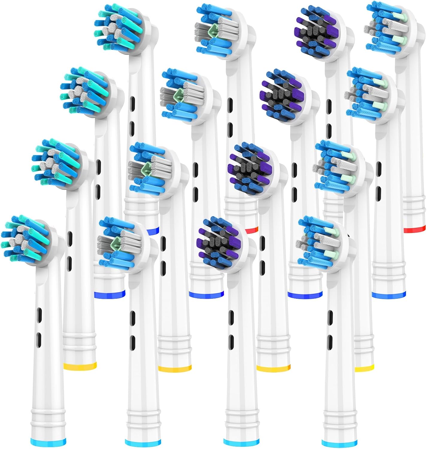 Electric Toothbrush Replacement Heads 16 Pack/Compatible Oral B Braun Replacement Brush Heads/Compatible Oral B Replacement Brush Heads