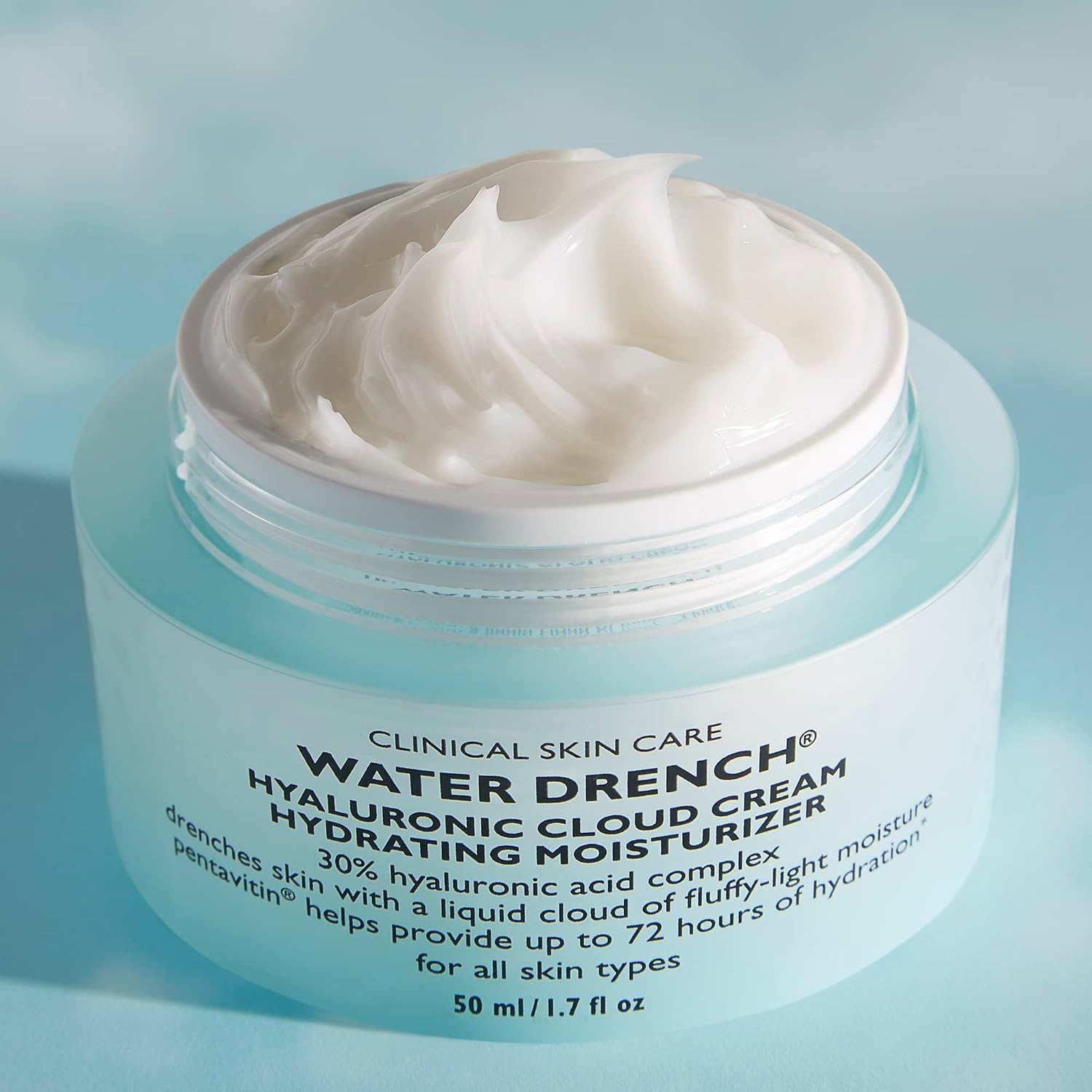 Peter Thomas Roth | Water Drench® Hyaluronic Cloud Cream Hydrating Refillable Moisturizer | Hyaluronic Acid Cream For All Skin Types, Line-Smoothing, Fragrance-Free