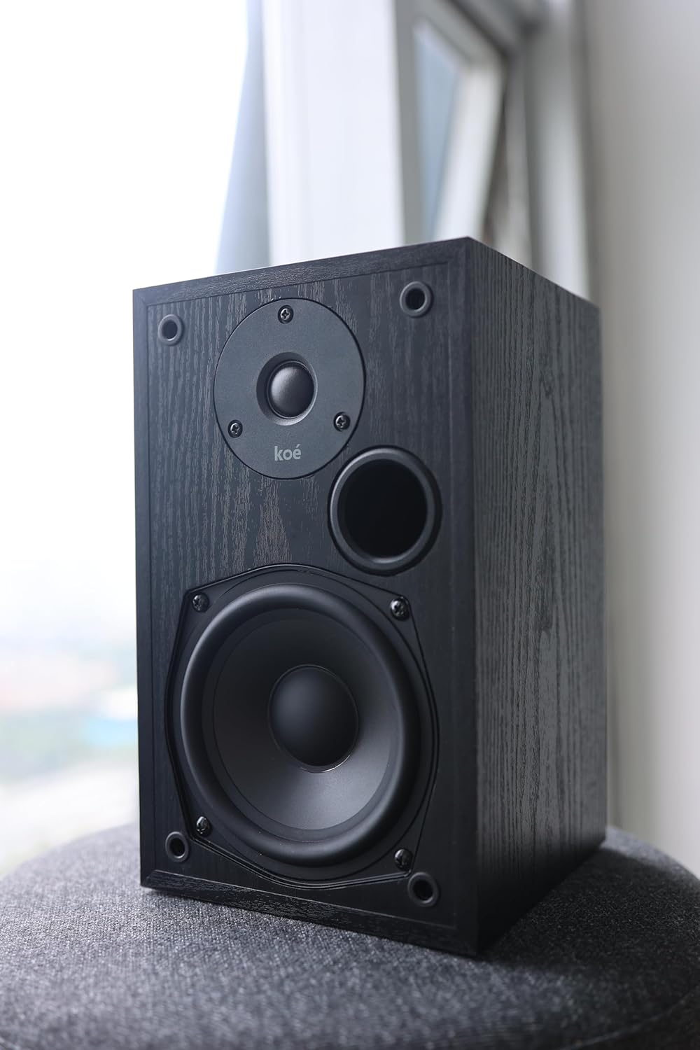 Audio Express Koe’ B102 – 100 Watt Home Theater, Passive Bookshelf Speakers (Pair) Hi-Res Audio, Excellent Response, HiFi, Satellites