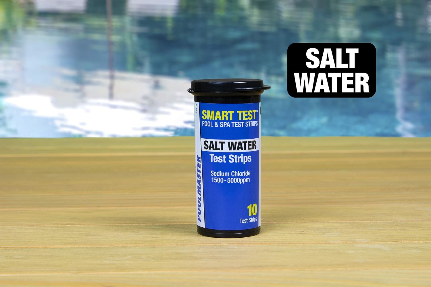 Poolmaster 22212 Smart Test 6-Way Swimming Pool and Spa Water Chemistry Test Strips, 50 count,White