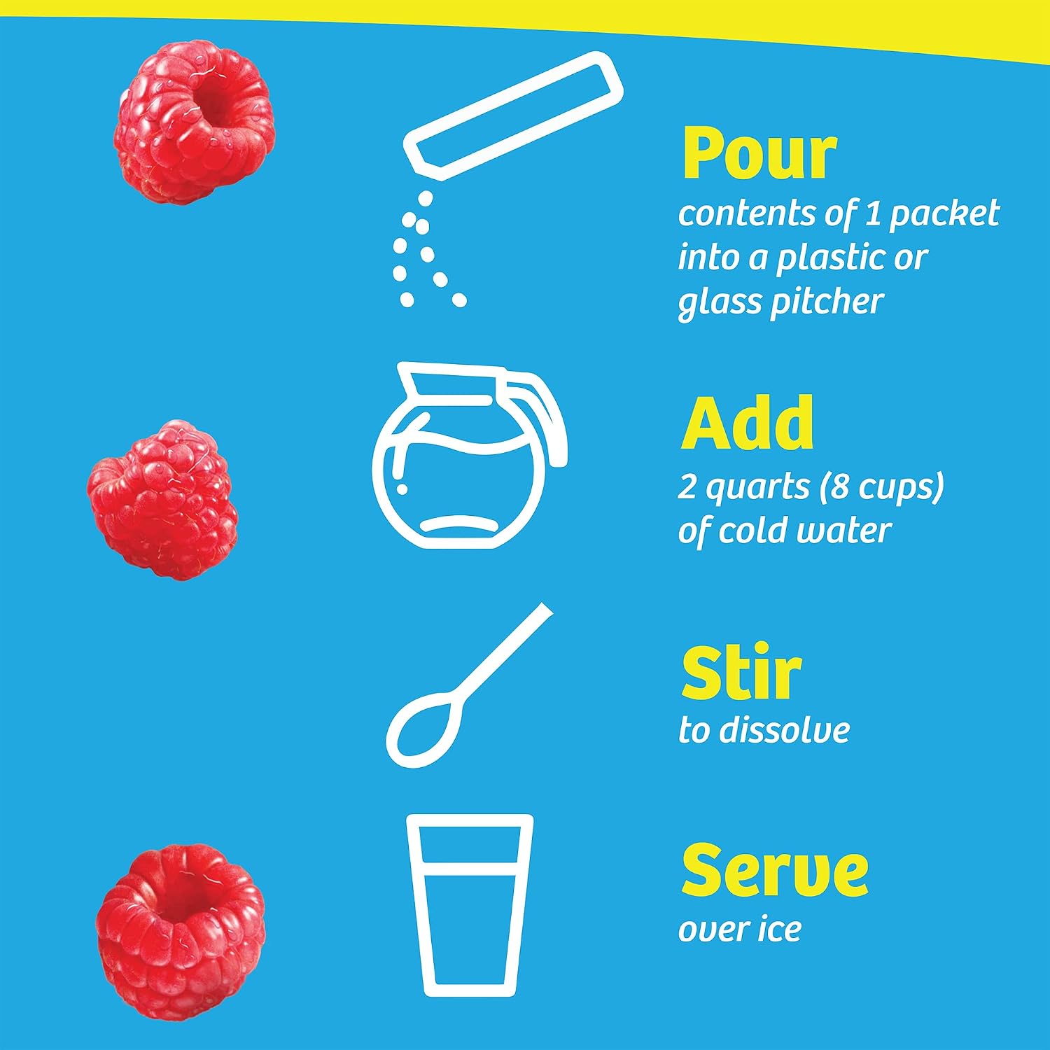 Wyler's Light Pitcher Packs Water Drink Mix, Fruit Punch, 6 Packets