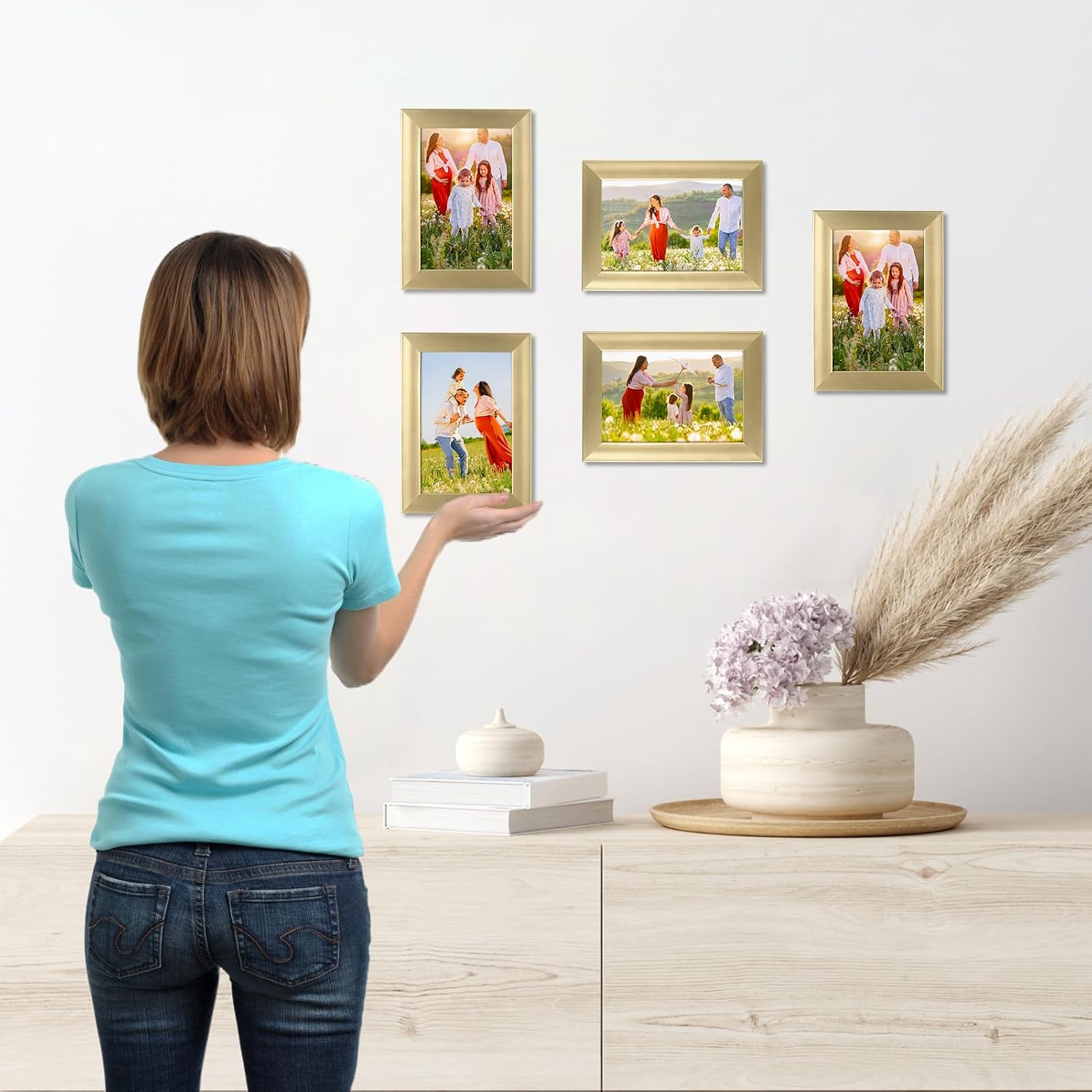 Giftgarden Black 8x10 Picture Frame Bulk, Multi 8 x 10 Photo Frames Set for Wall Hanging or Tabletop, 12 Pack