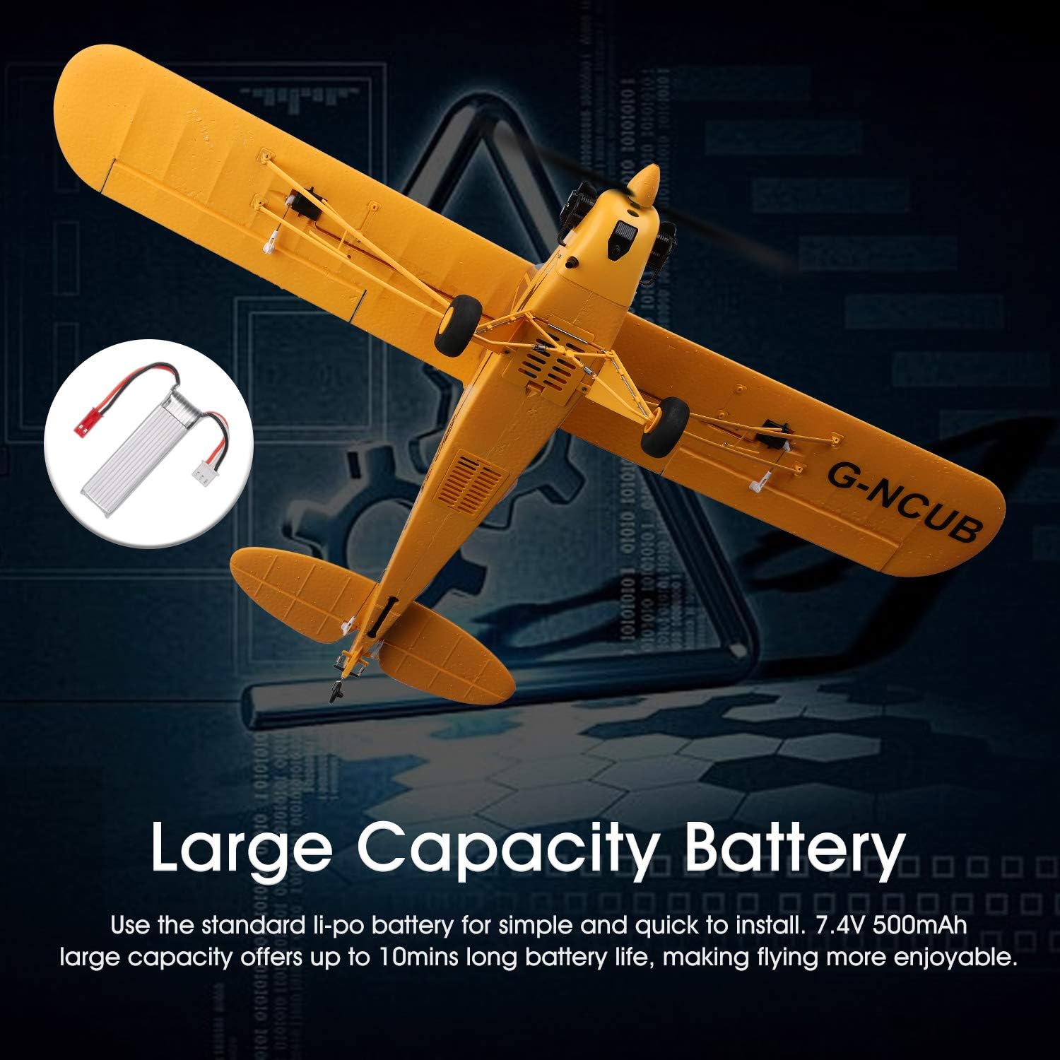 GoolRC WLtoys XK A160 RC Plane, 2.4GHz 5 Channel Brushless Remote Control Airplane for Adults, Stunt Flying RC Aircraft with 3D/6G Mode