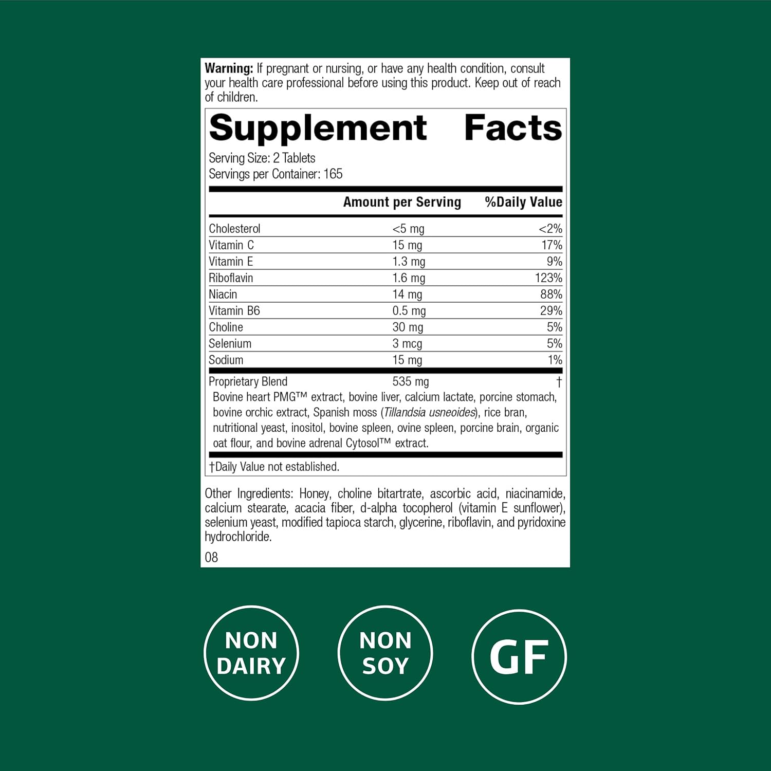 Standard Process Cardio-Plus GF - Supports Heart Health & Circulation - Cardiovascular Support with Vitamins B6