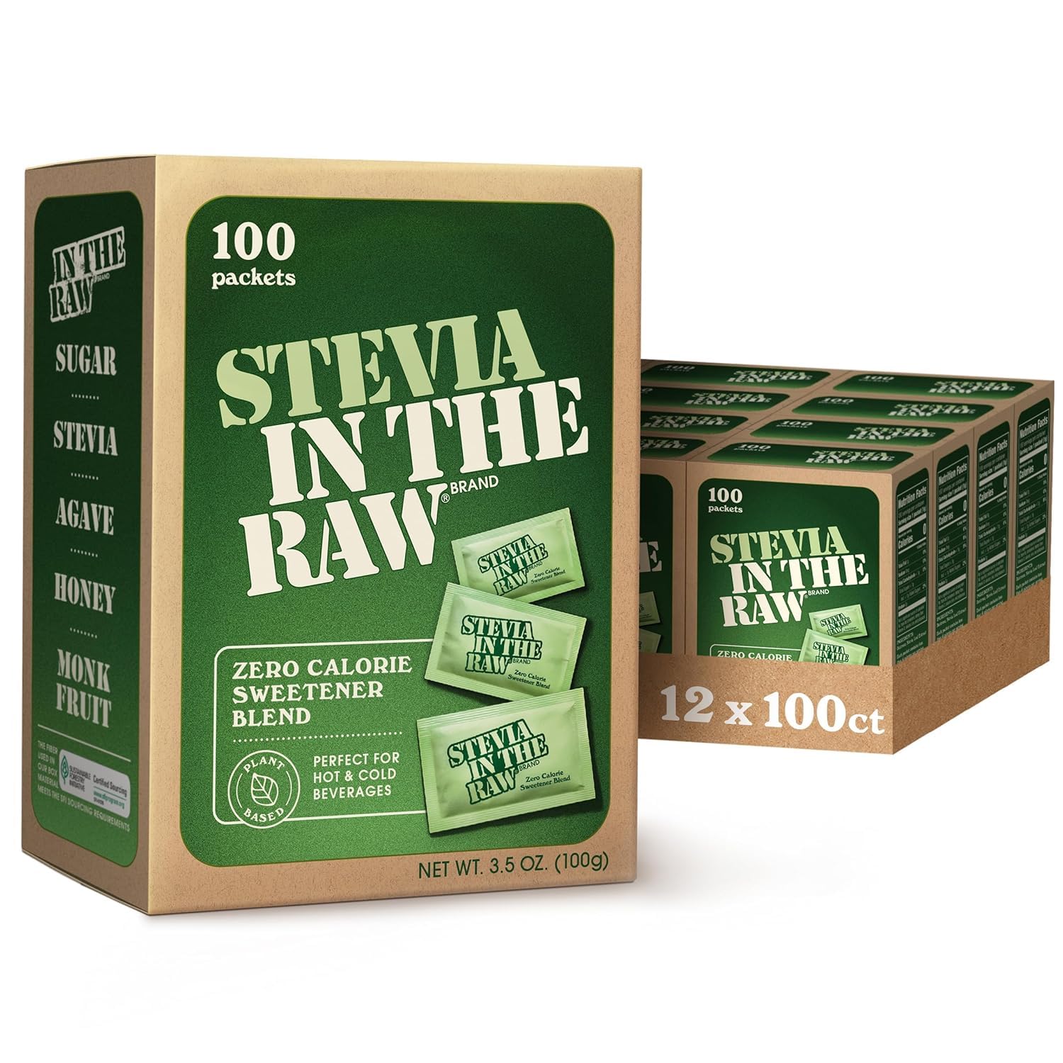Stevia In The Raw 50 Count Box (Pack of 1) , 1.75 ounce each